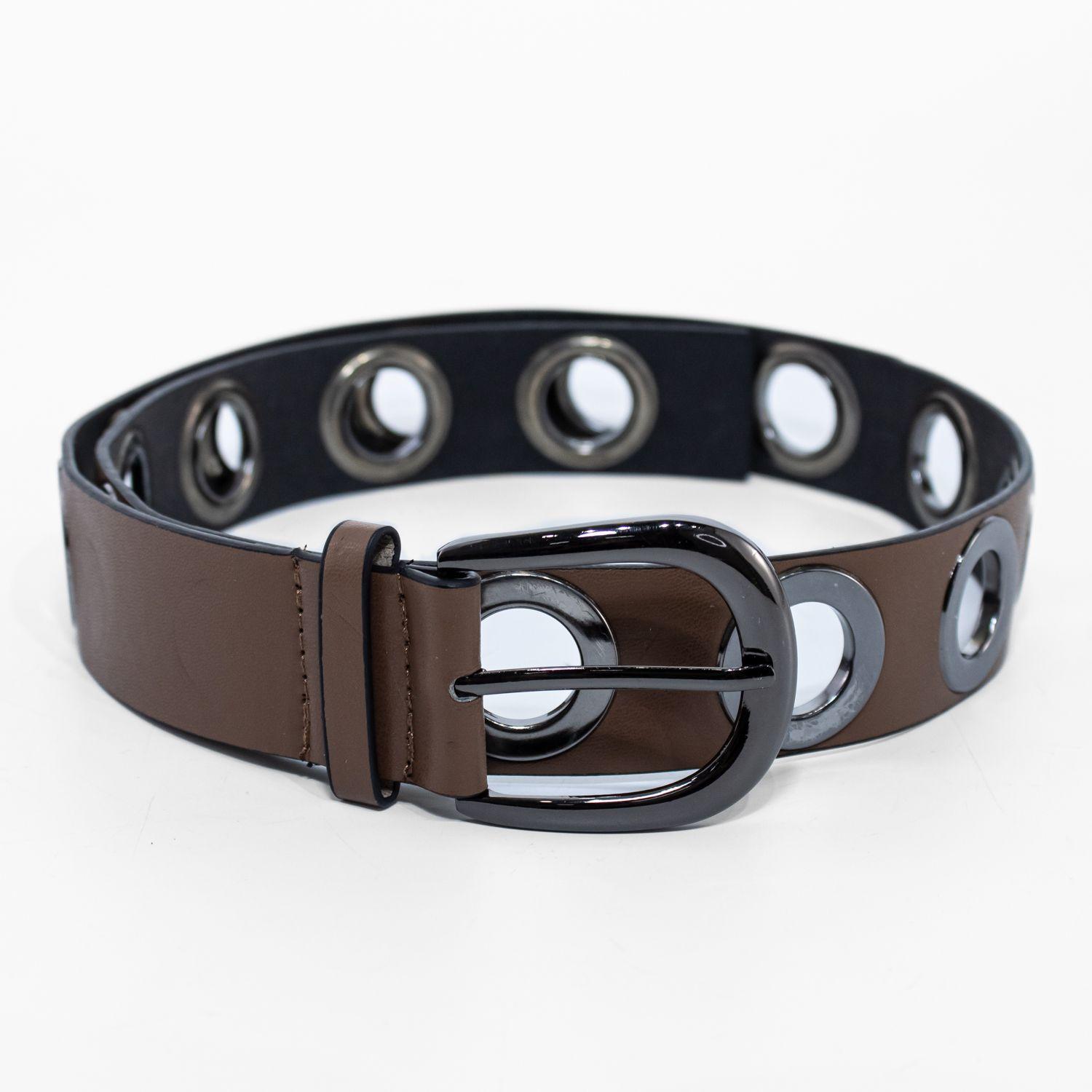 Cinturon c/mil ojetillos Tostado-0