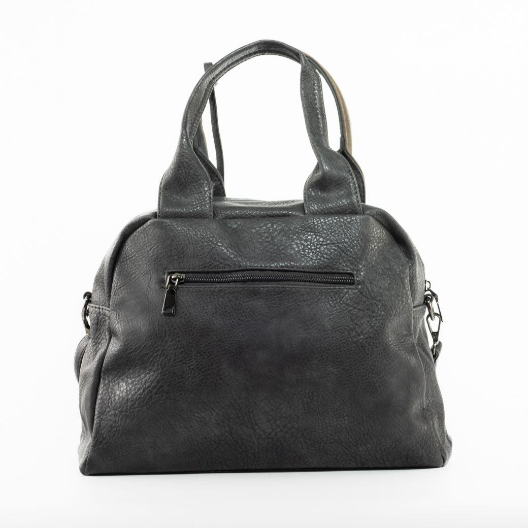 Cartera c/ franjas 3 colores Gris-2