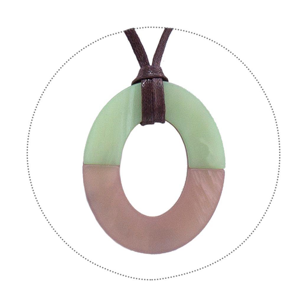 Collar 1 Argolla Bicolor Multicolor-0