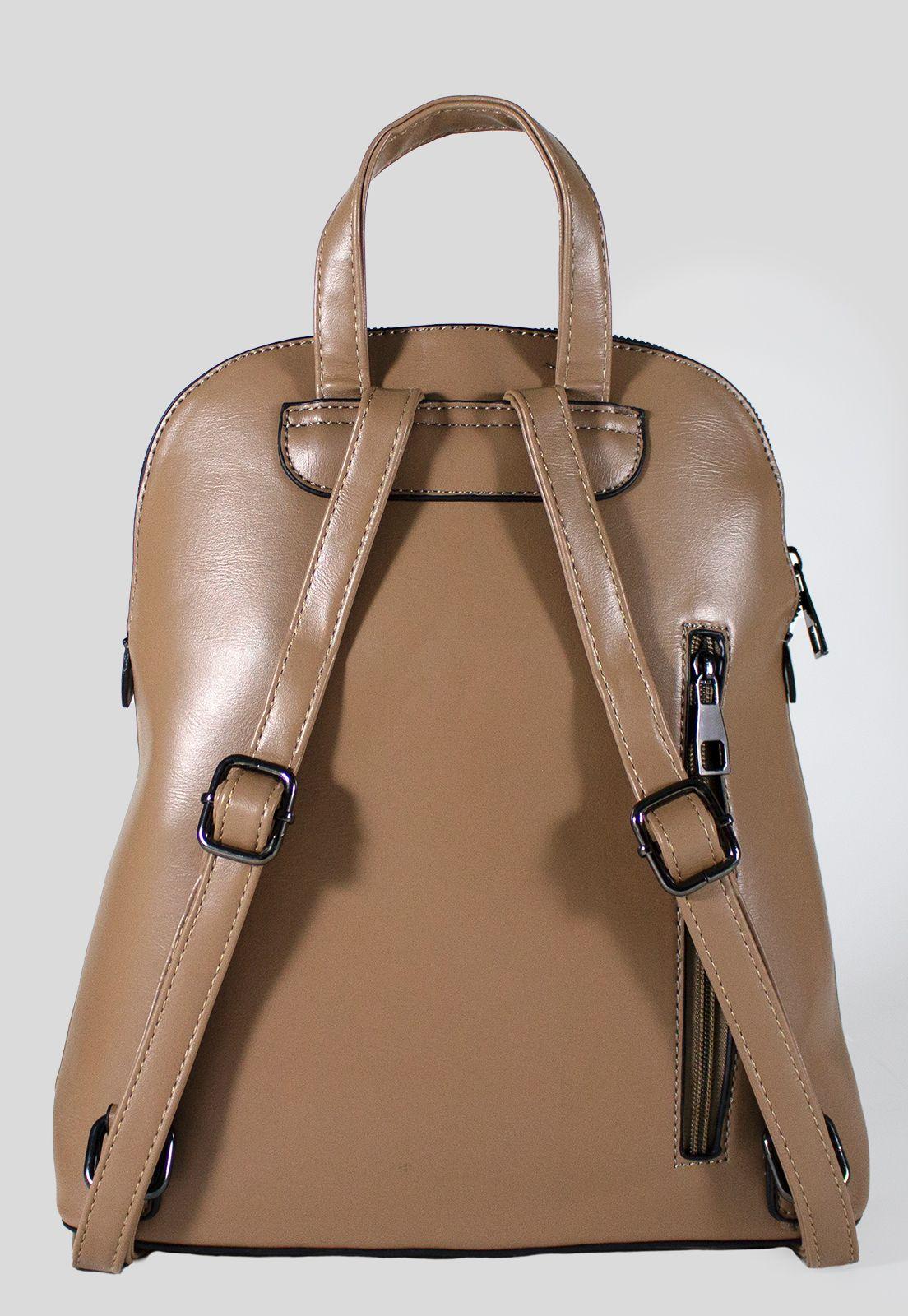 Mochila Bolsillo Acolchada Khaki-2