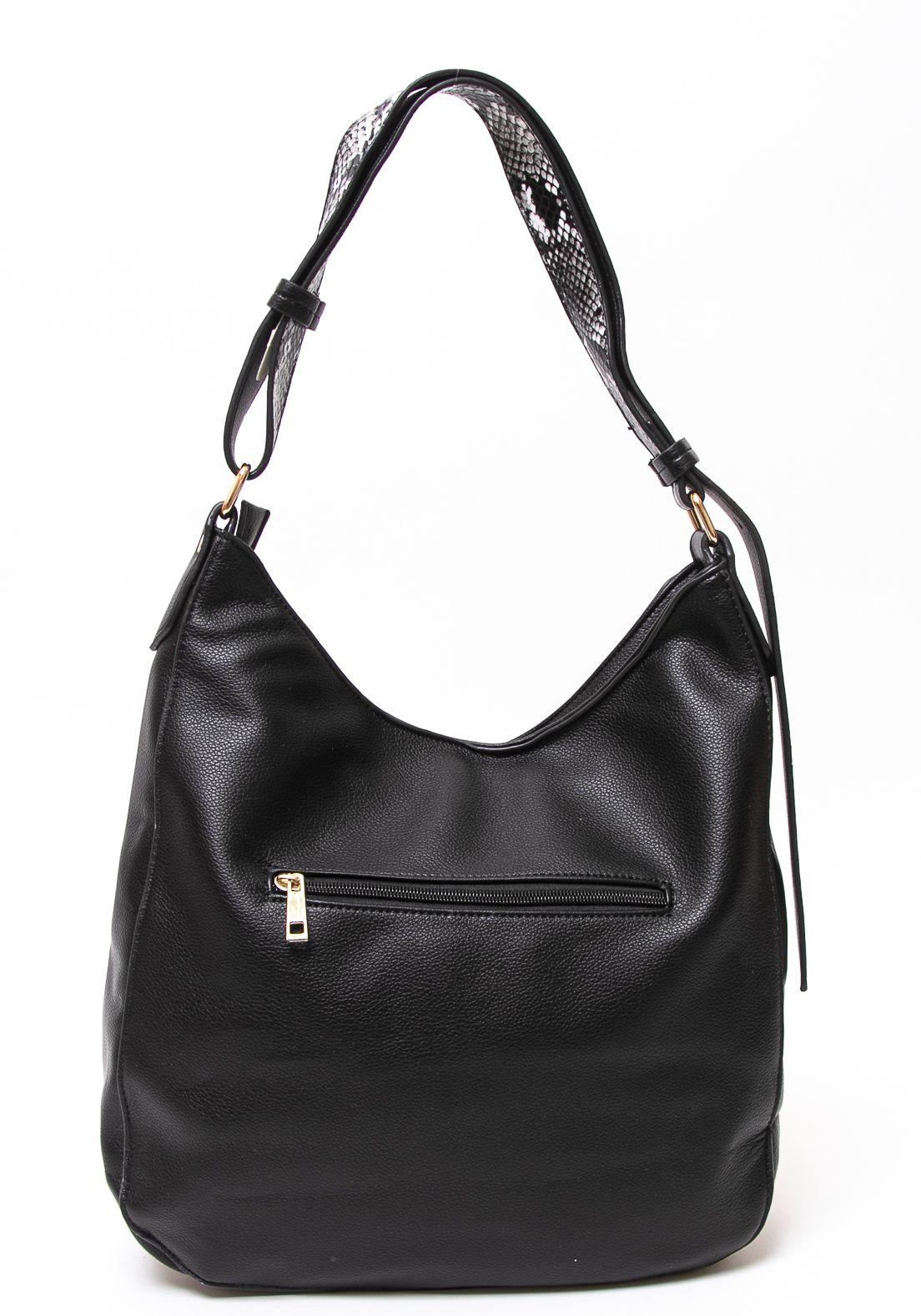 Cartera con Bolsillo Piton Negro-2
