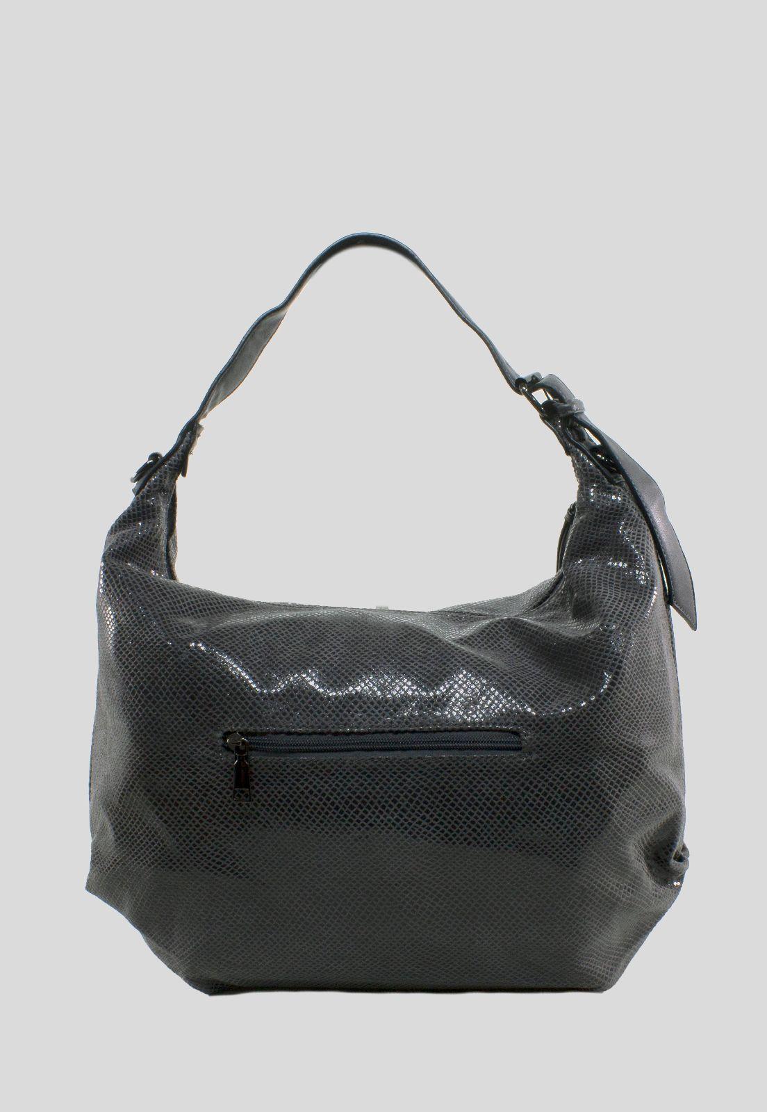 Cartera Grande Bote Piton Gris-2