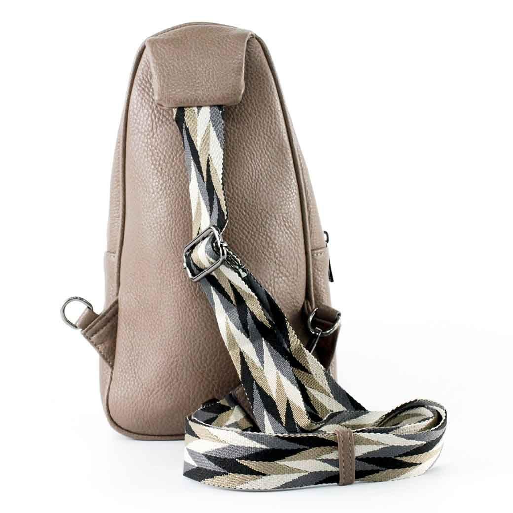 Mochila Ecocuero Poroco 549 Mujer Taupe Mailea-2