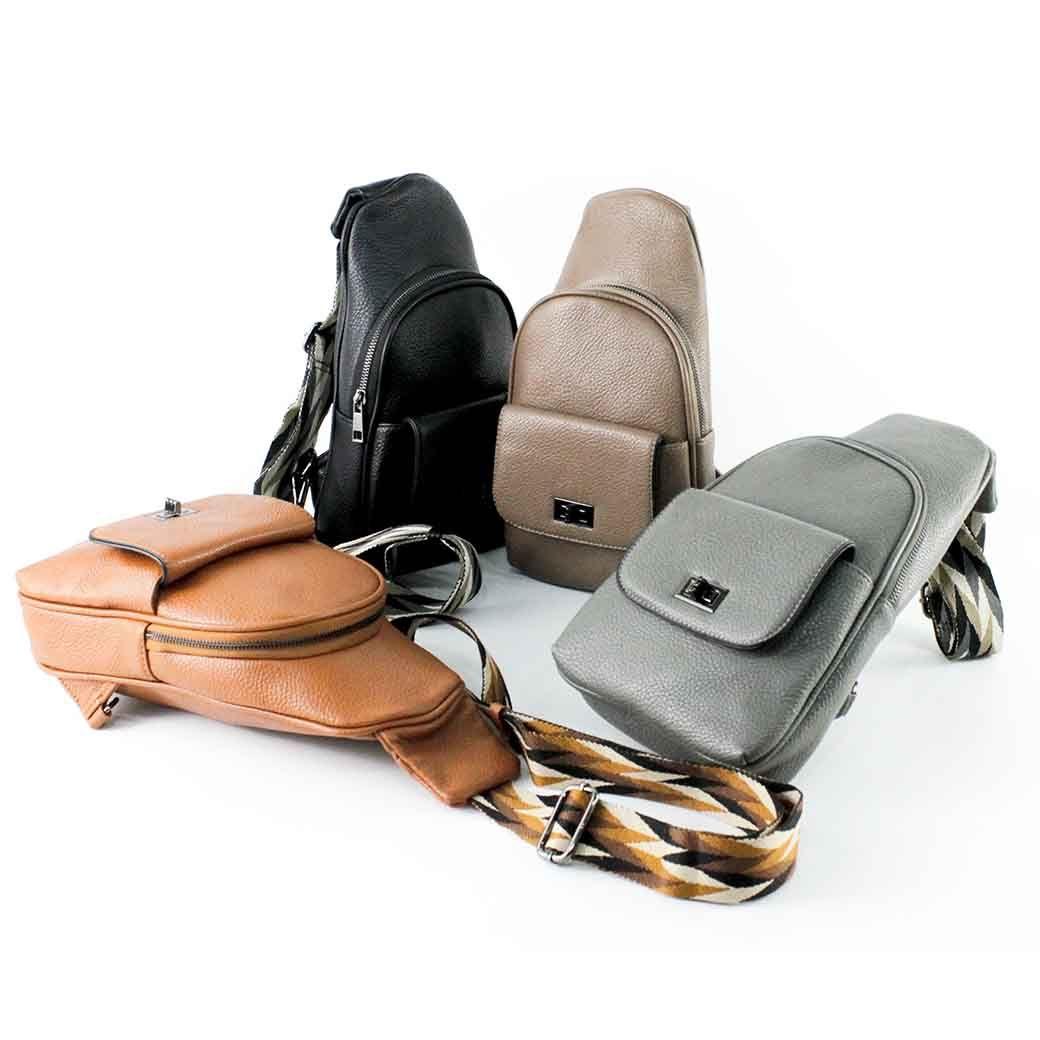 Mochila Ecocuero Poroco 549 Mujer Taupe Mailea-4