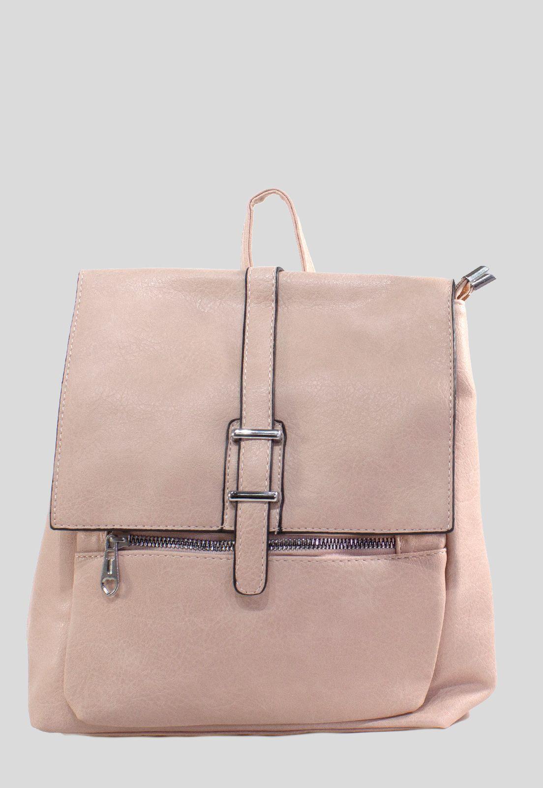 Mochila Con 2 Pasadores Rosado-0