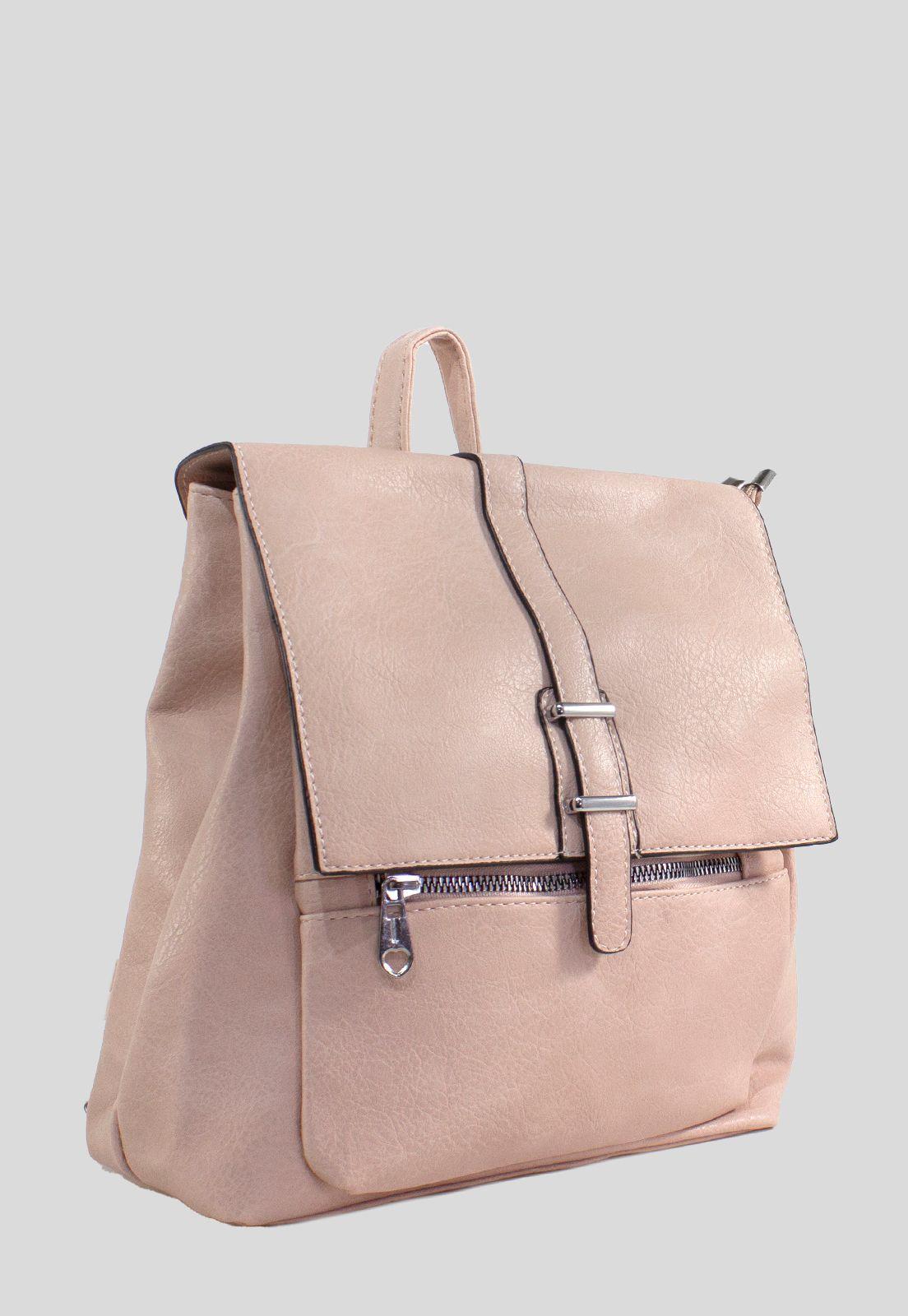 Mochila Con 2 Pasadores Rosado-1