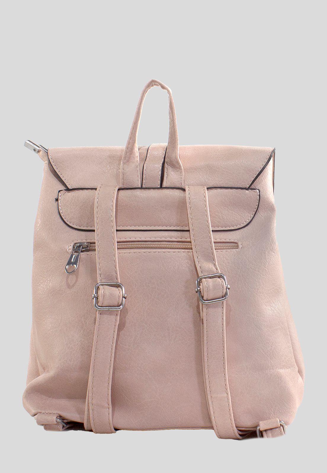 Mochila Con 2 Pasadores Rosado-2