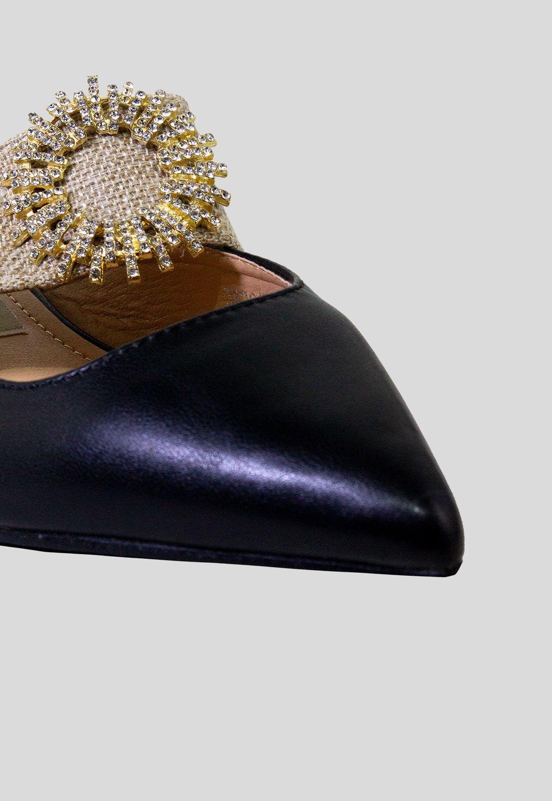 Puntilla strass Negro-2