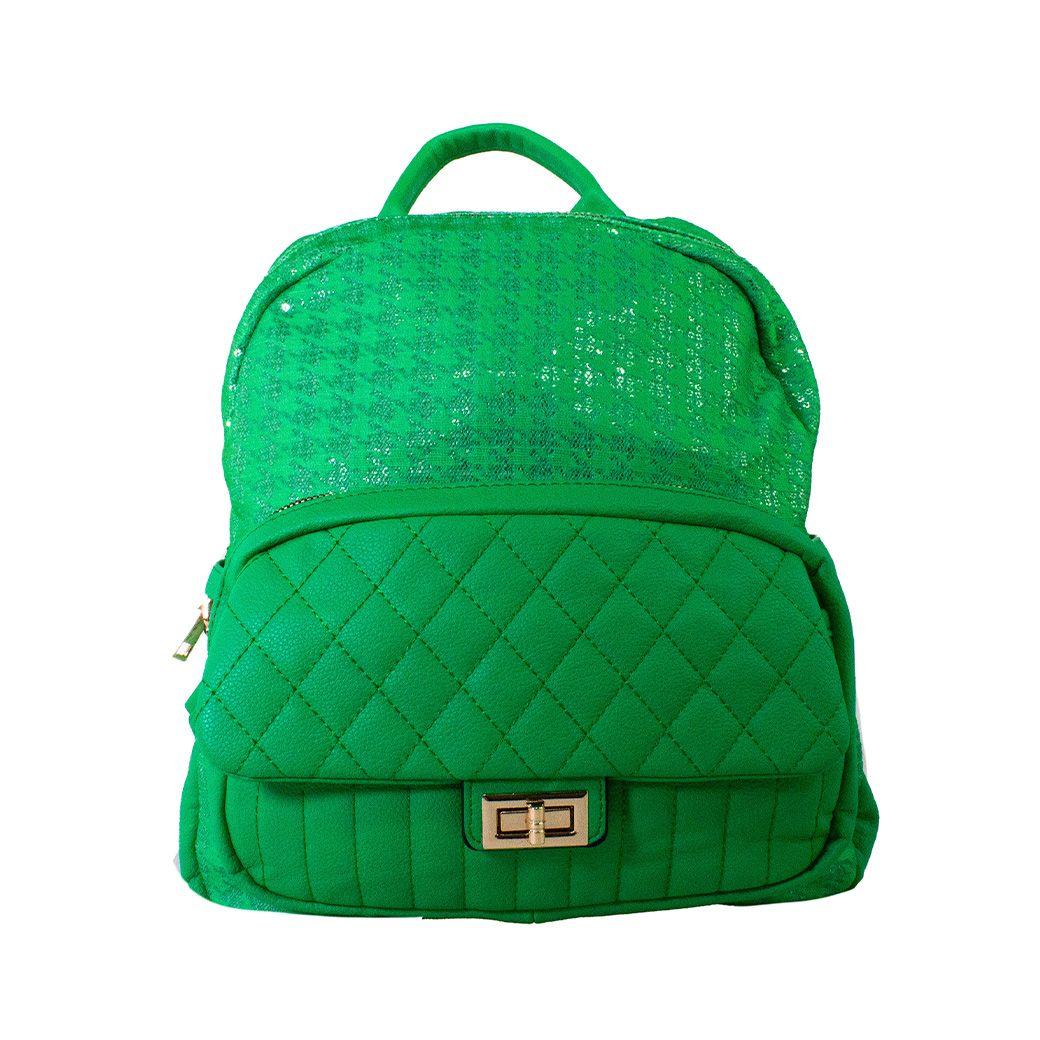 Mochila con bolsillo acolchado Verde-0