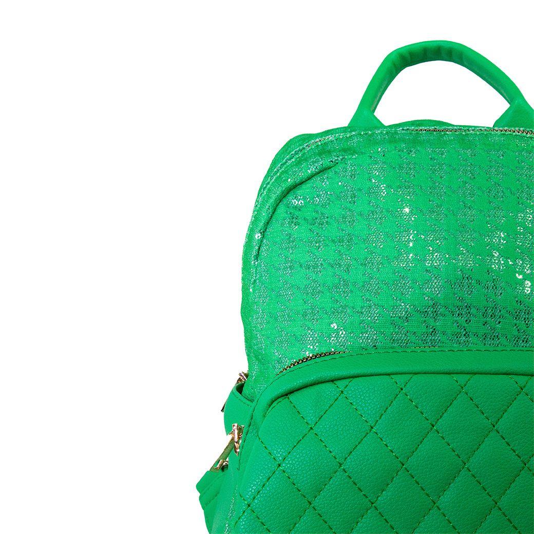 Mochila con bolsillo acolchado Verde-2