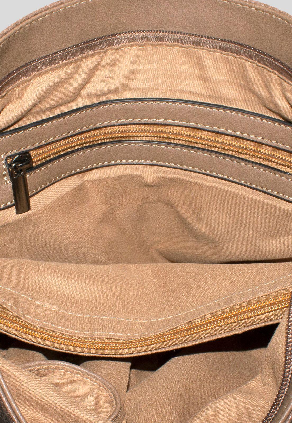 Cartera Base Entrelazada Taupe-3