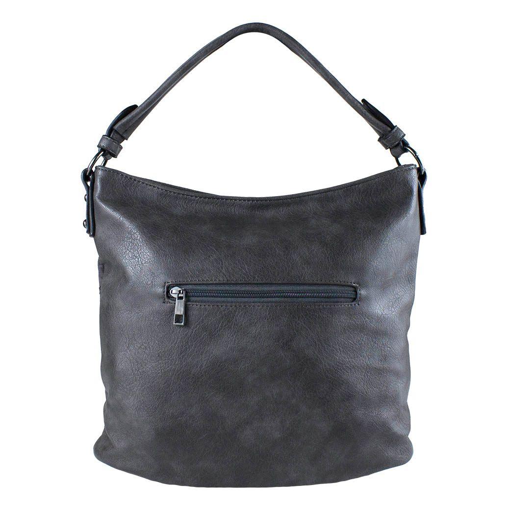 Cartera Bote Multistrass Gris-2