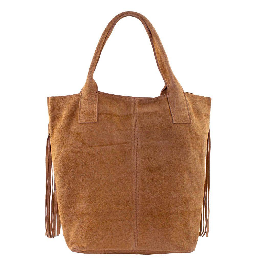 Cartera Reno Full Flecos Tostado-2