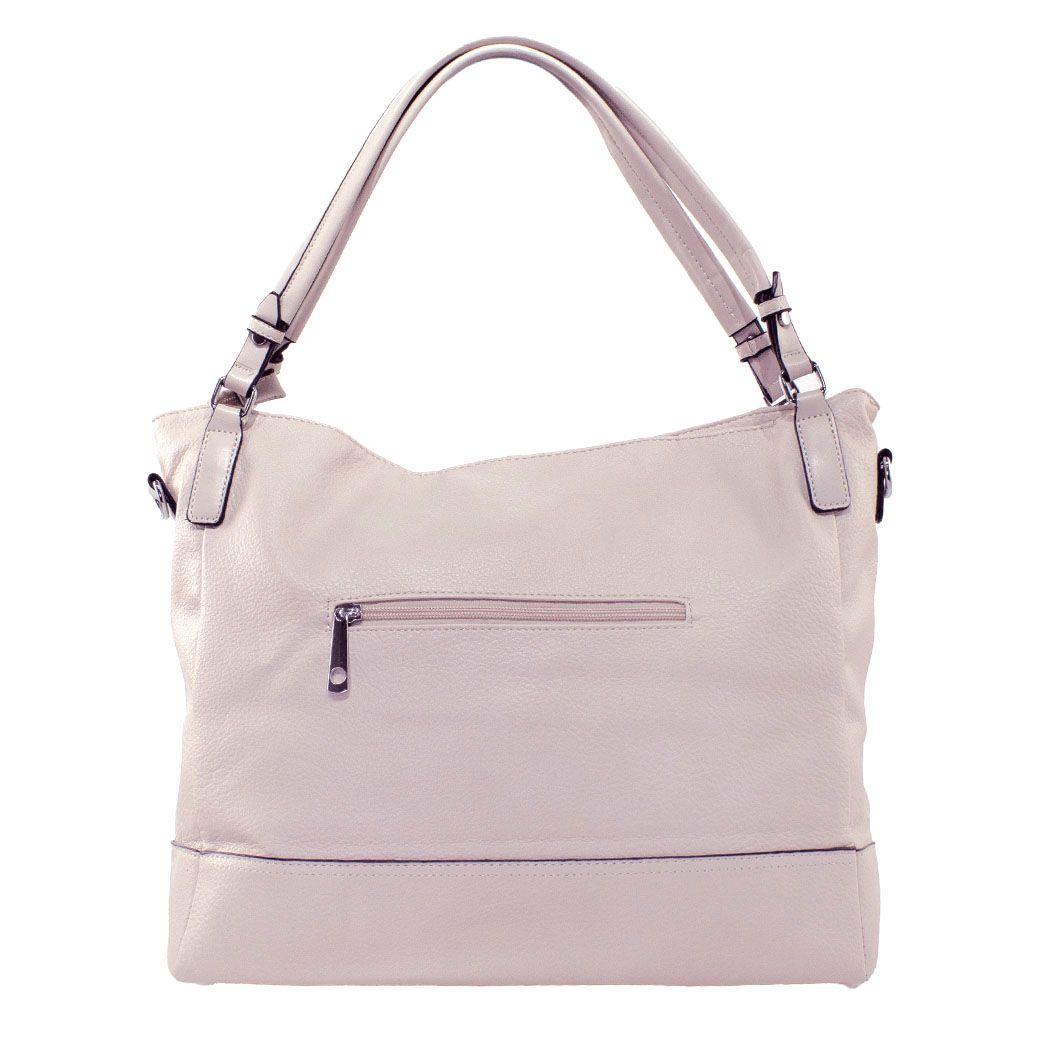 Cartera Con Tubo Forrado Beige-2