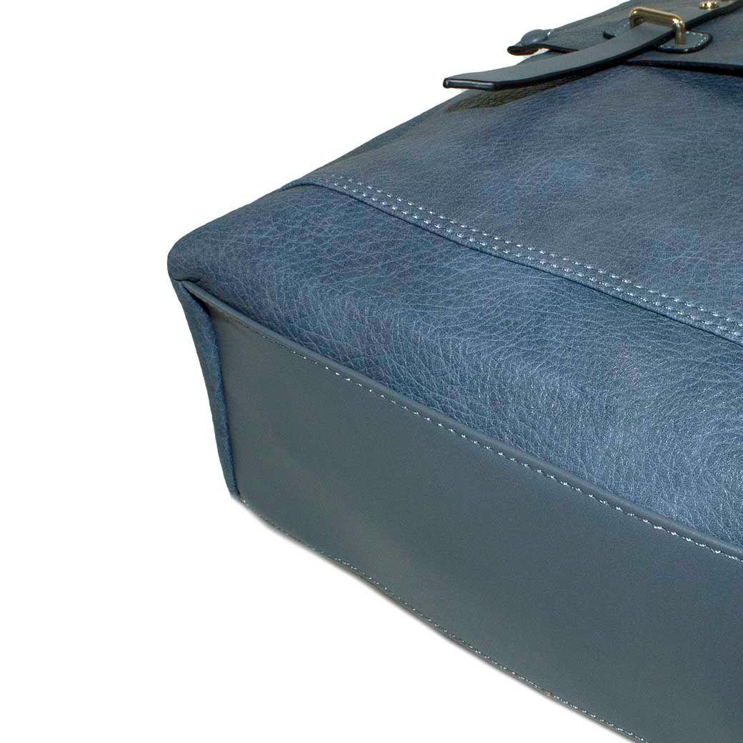 Mochila Grande 2 Pasadores Celeste-4