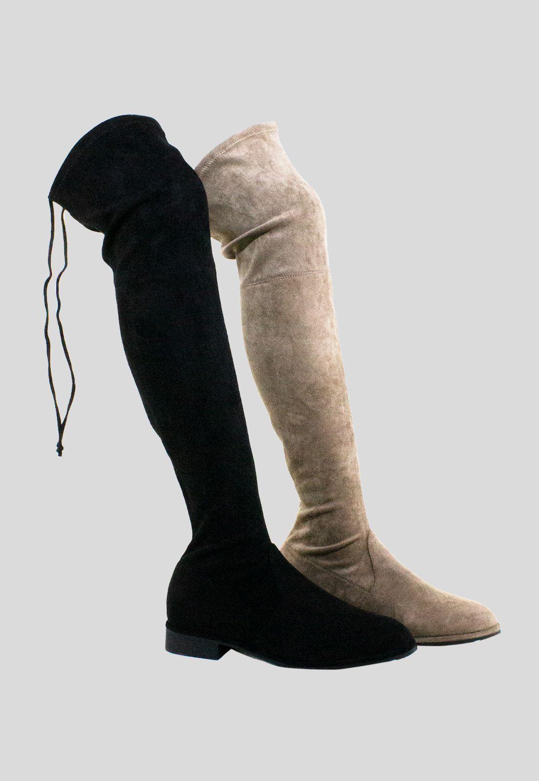 Bucanera lisa taco bajo Khaki-2