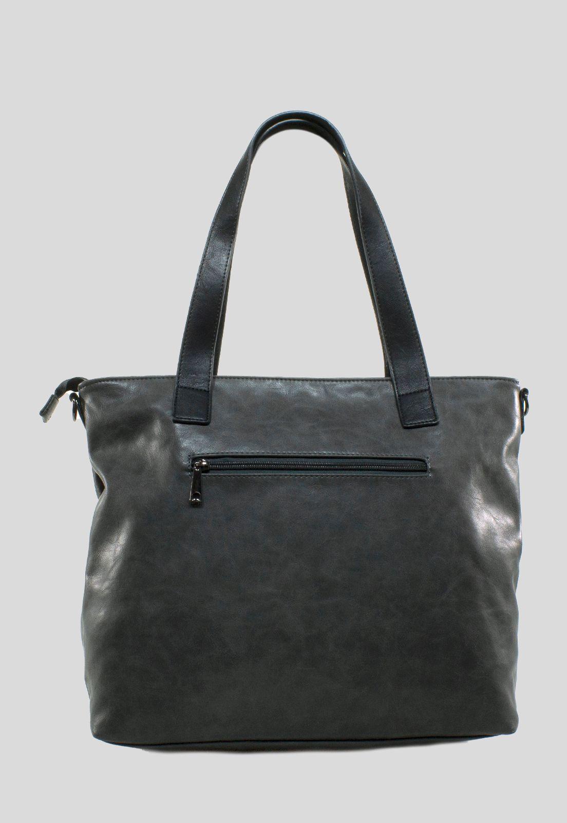 Cartera 2 Bolsillo Iguales Gris-2