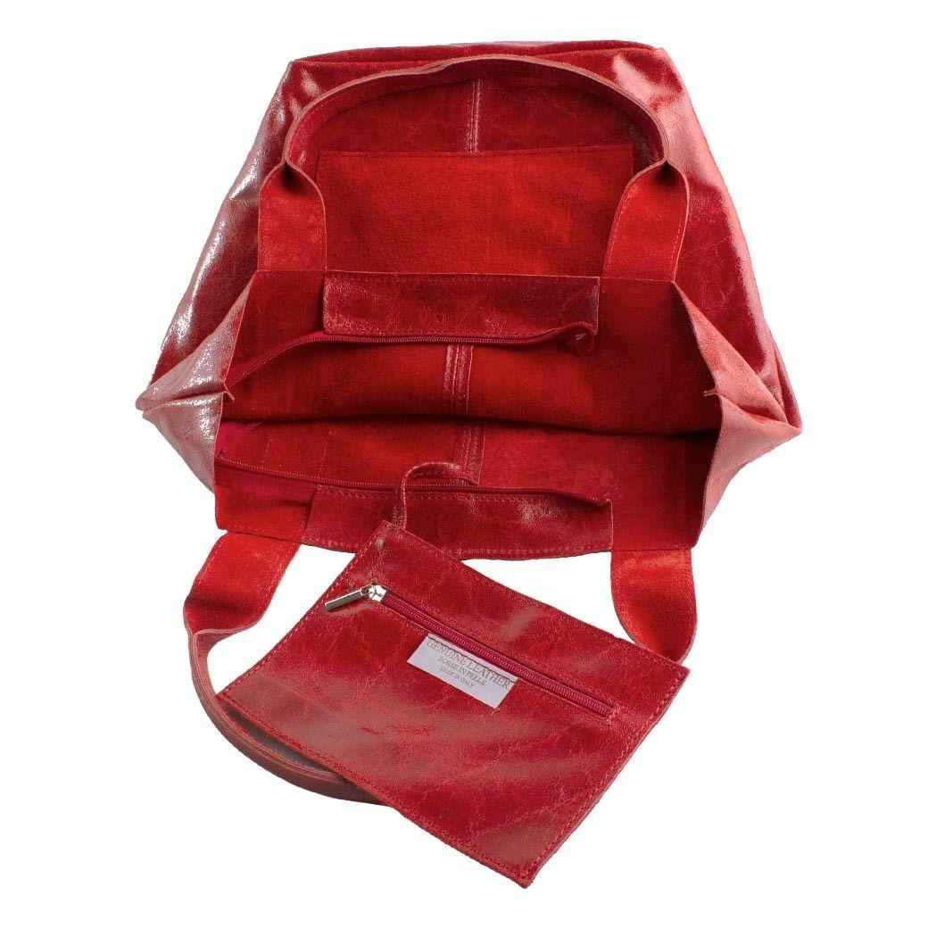 Cartera Cuero Bolsillo Reno Rojo-3