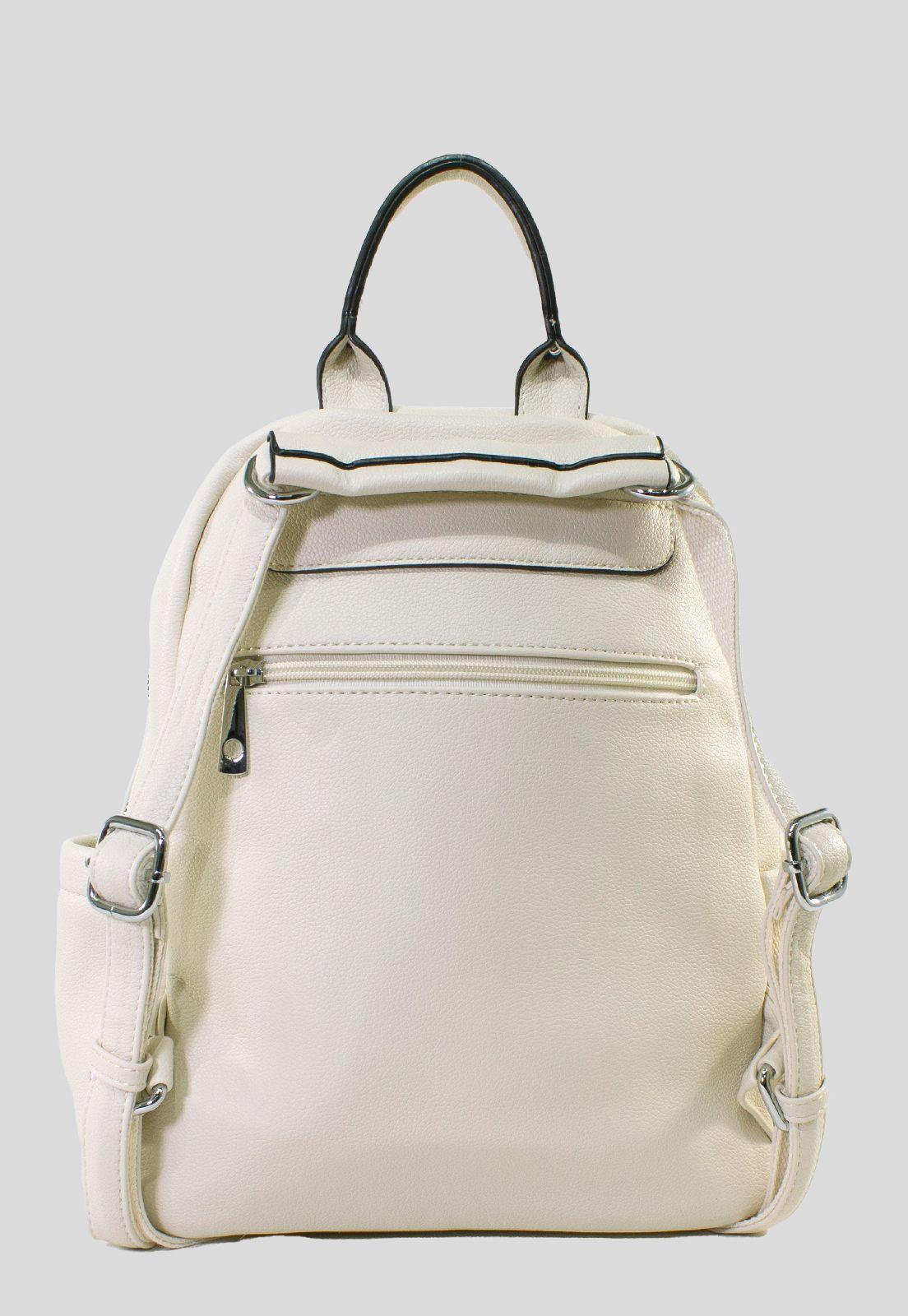 Mochila  Chapeta Frontal Beige-2