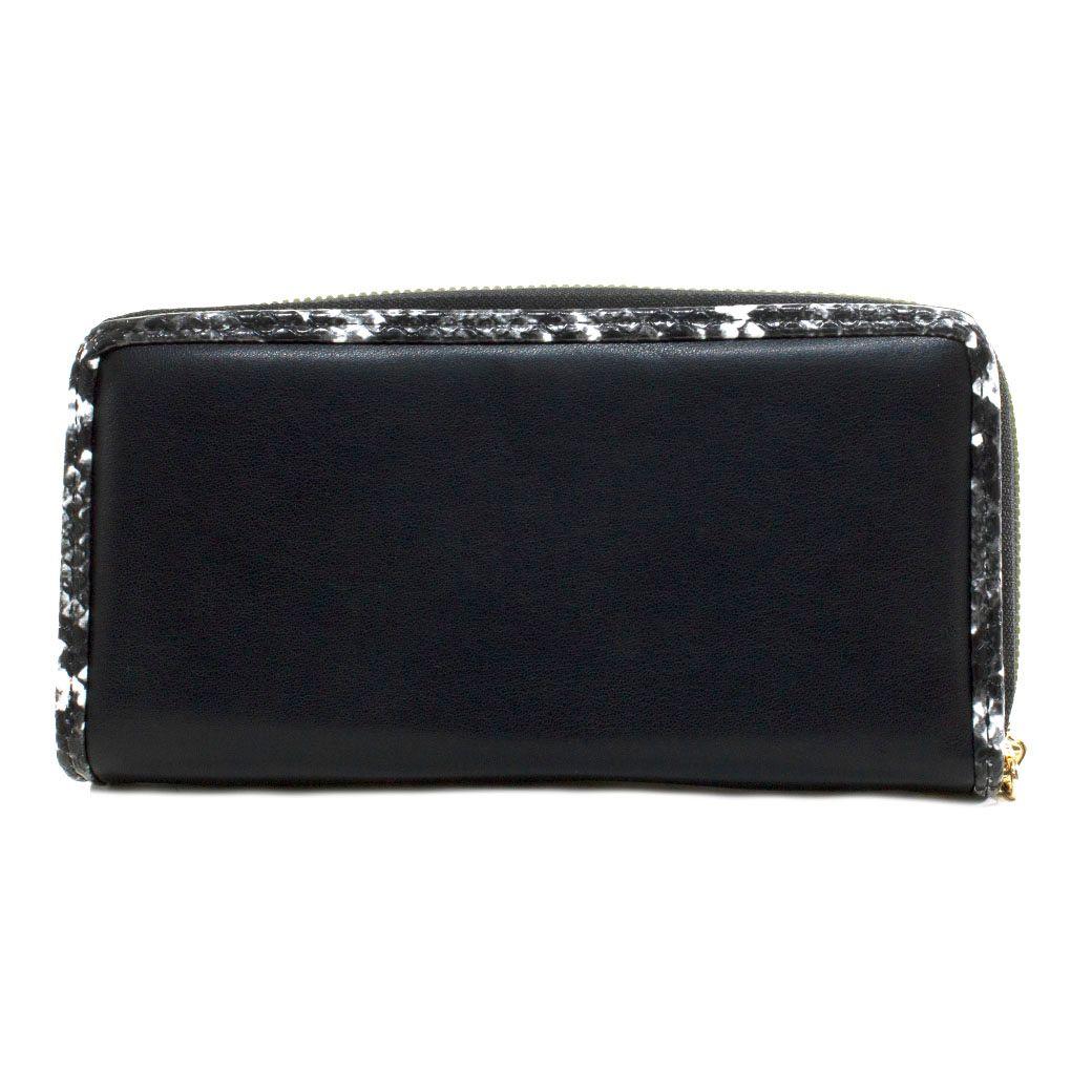 Billetera grande ribete piton Negro-2