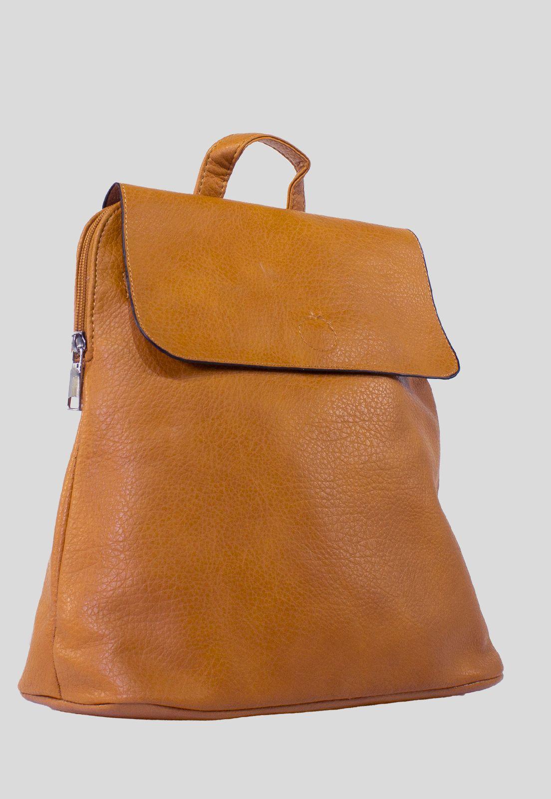 Mochila Con Iman Frontal Mostaza-1