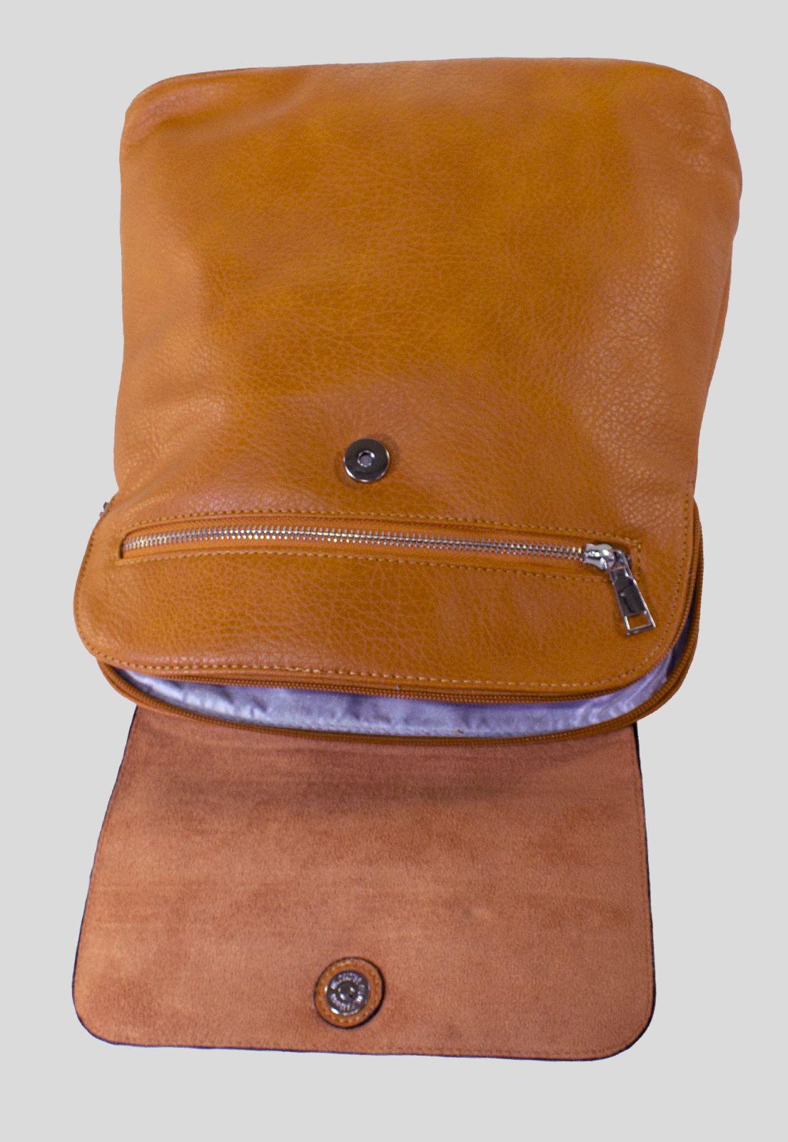 Mochila Con Iman Frontal Mostaza-3