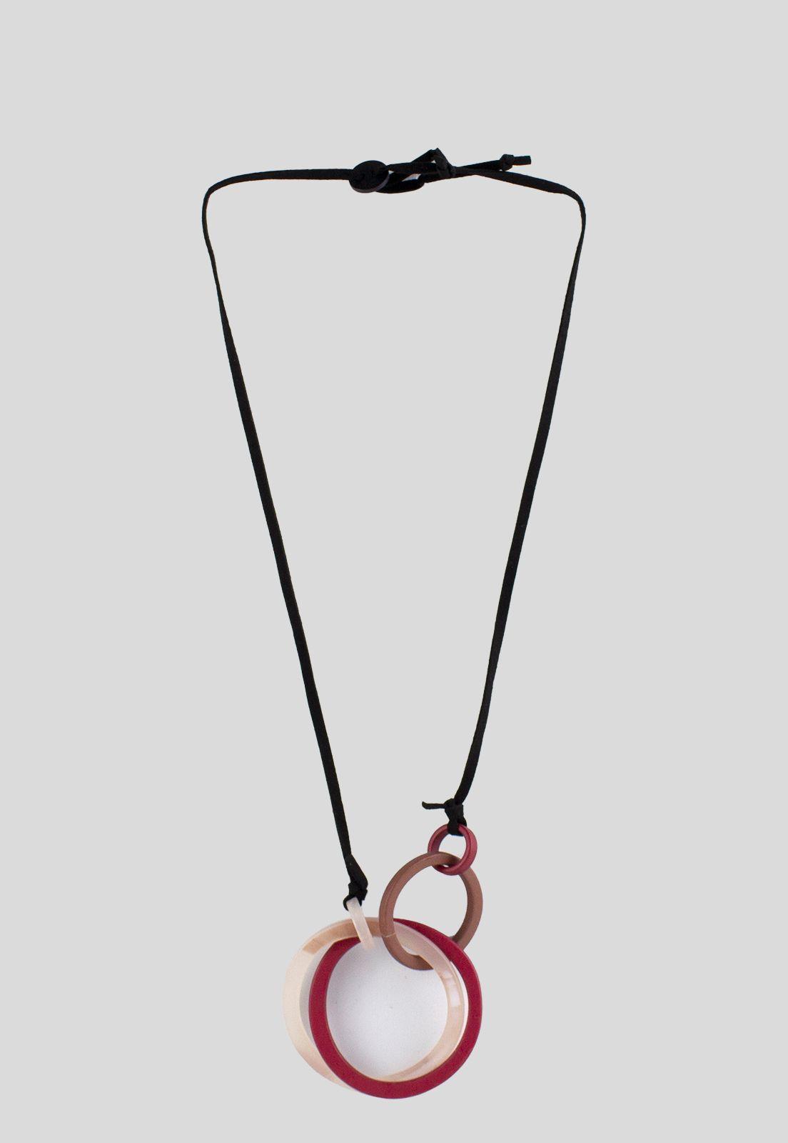 Collar 3 Argollas Terracota-0