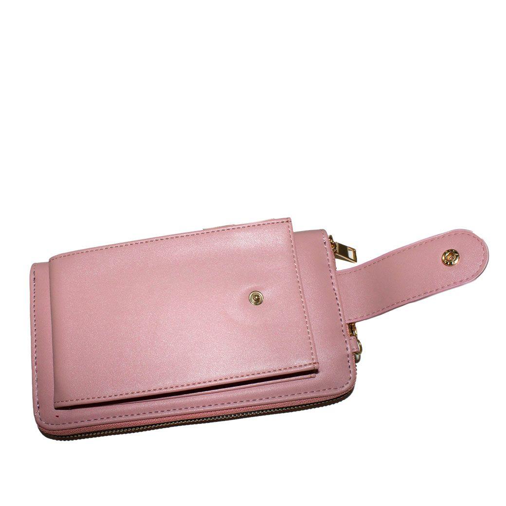 Portacelular liso c/chapeta y remache Rosado-4