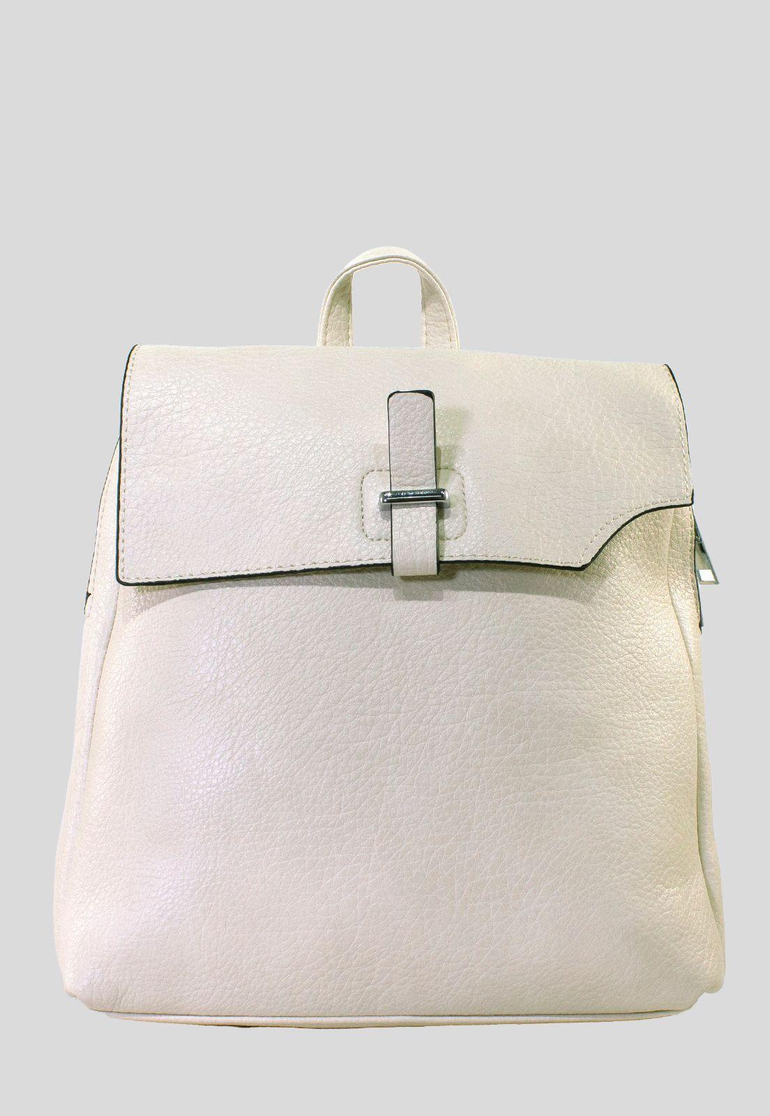 Mochila C/Pasador Metal Beige-0