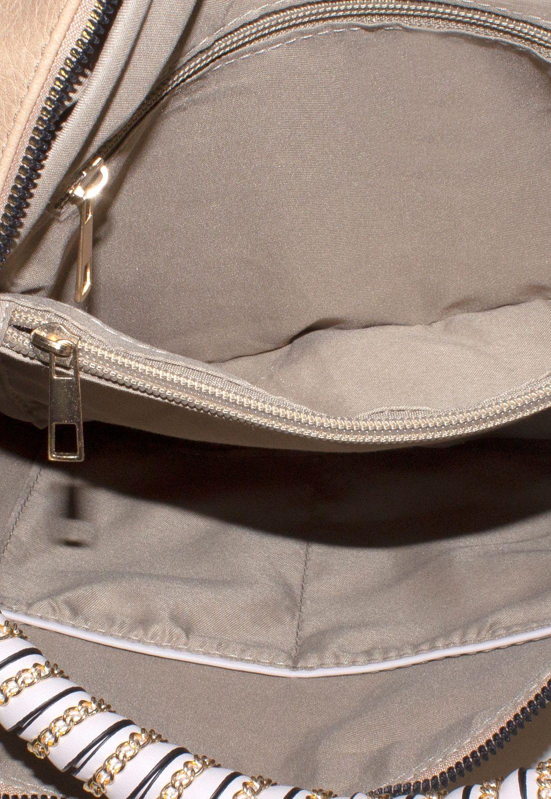 Cartera Con Manilla Cadena Arena-3