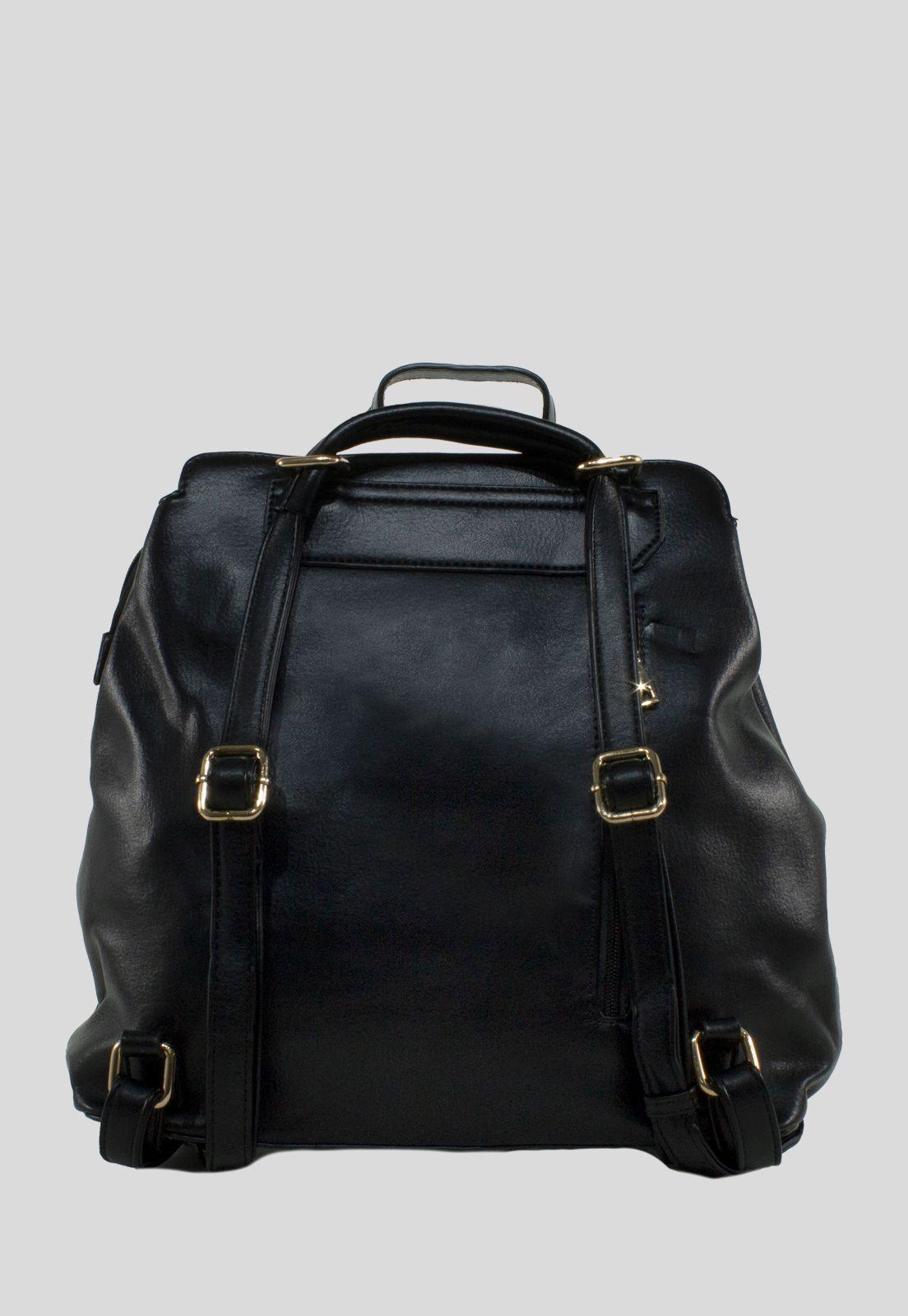 Mochila Grande acolchada Negro-2