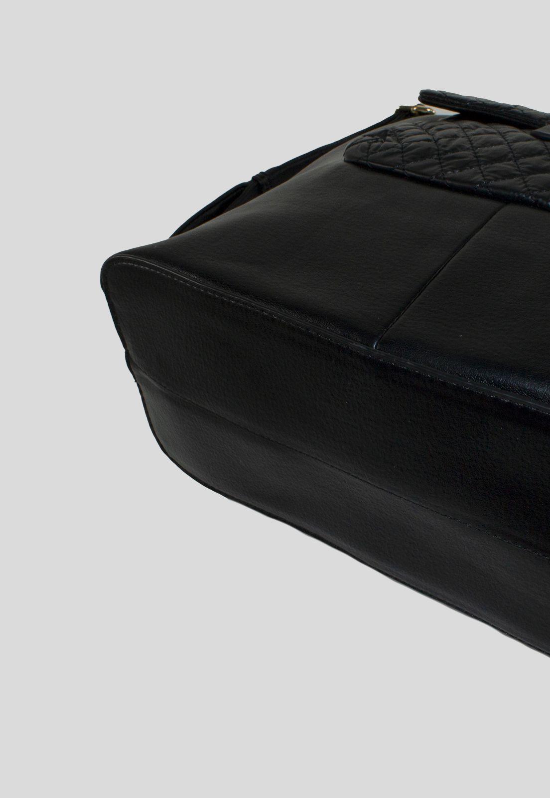 Mochila Grande acolchada Negro-4