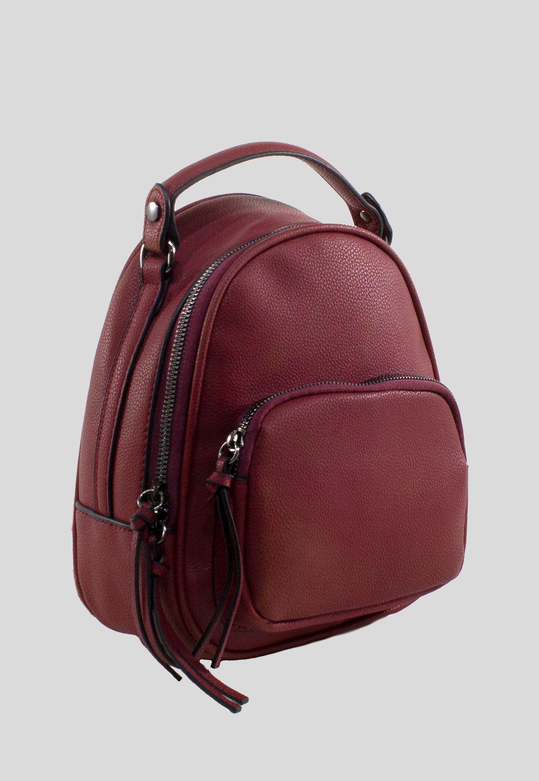 Mochila Bolsillo Externo Chico Rojo-1