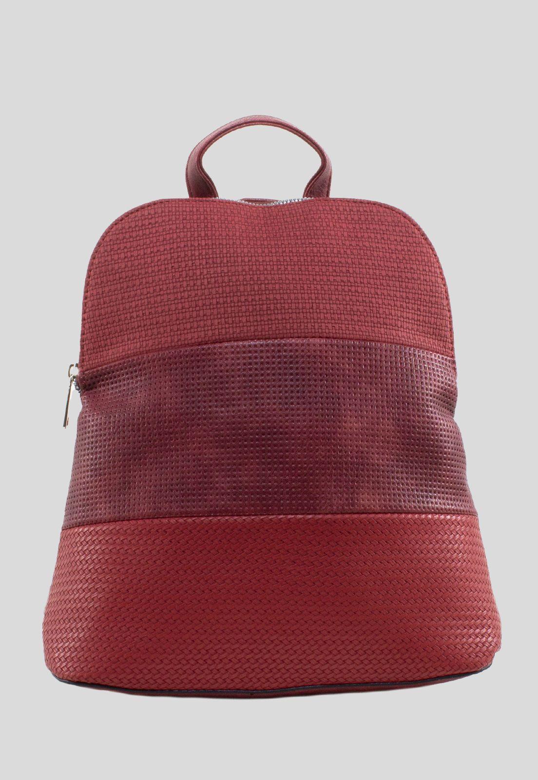 Mochila 3 Franjas Rojo-0