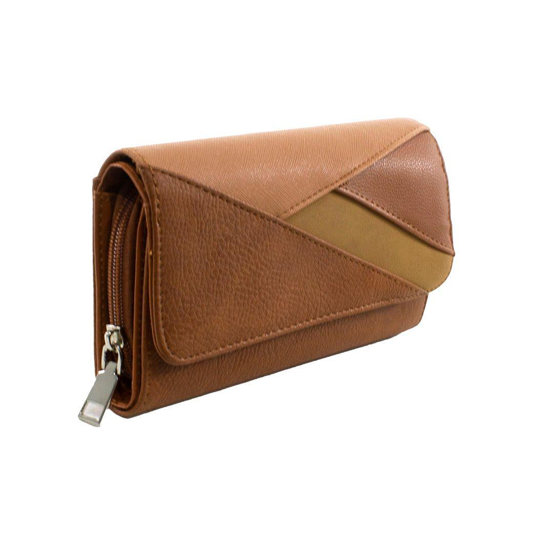 Billetera Patchwork Tostado-1