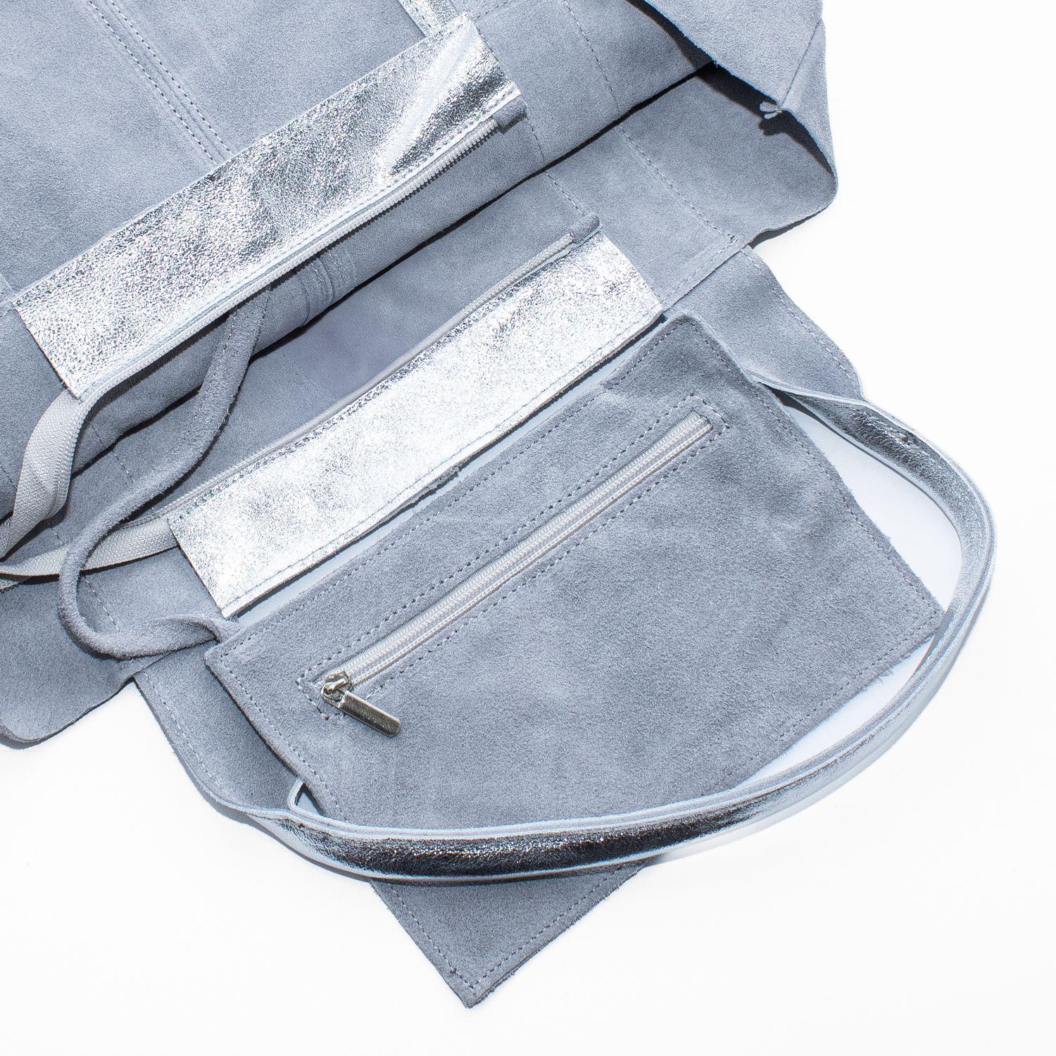 Cartera Reno con Saca Manilla Metálica Plata-2