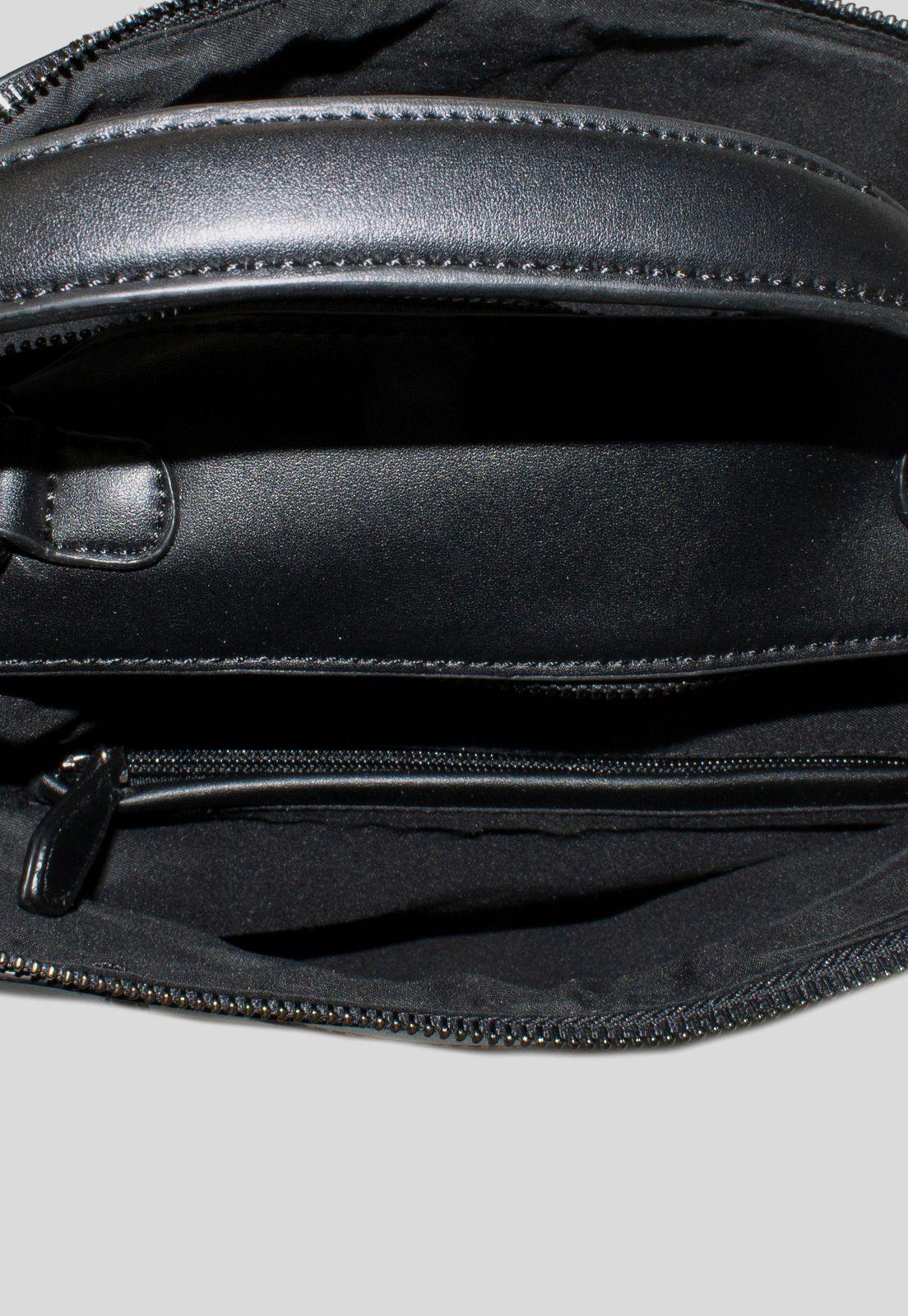Cartera Grande Rigida Metal Oro-3