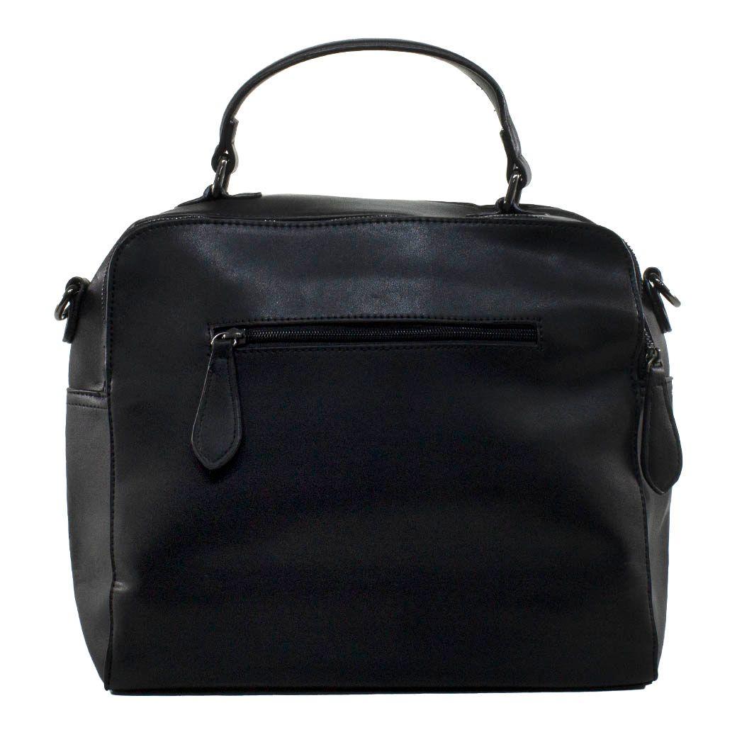 Cartera Grande Rigida Metal Oro-2