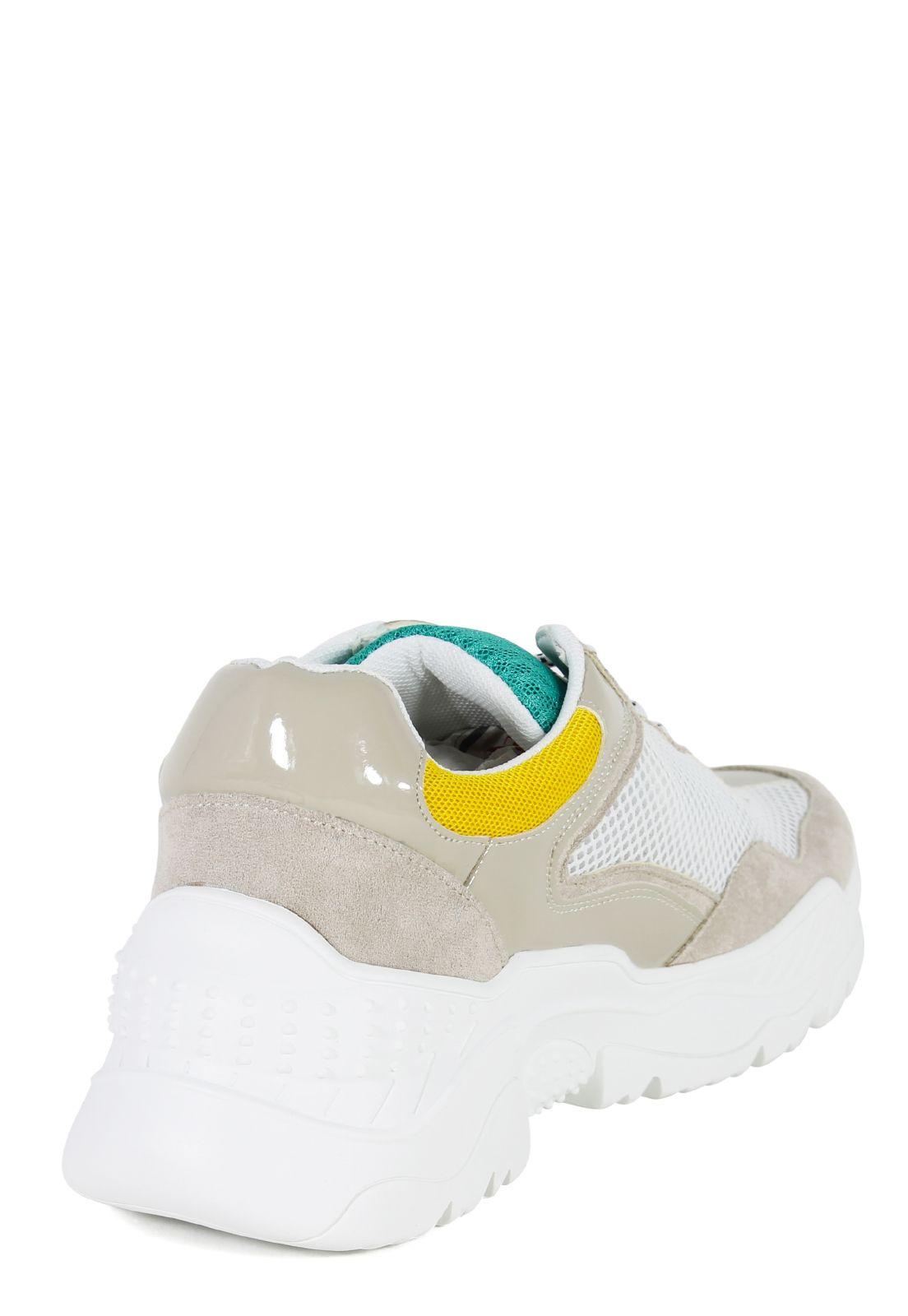 Zapatilla Perforada Lateral Verde-2
