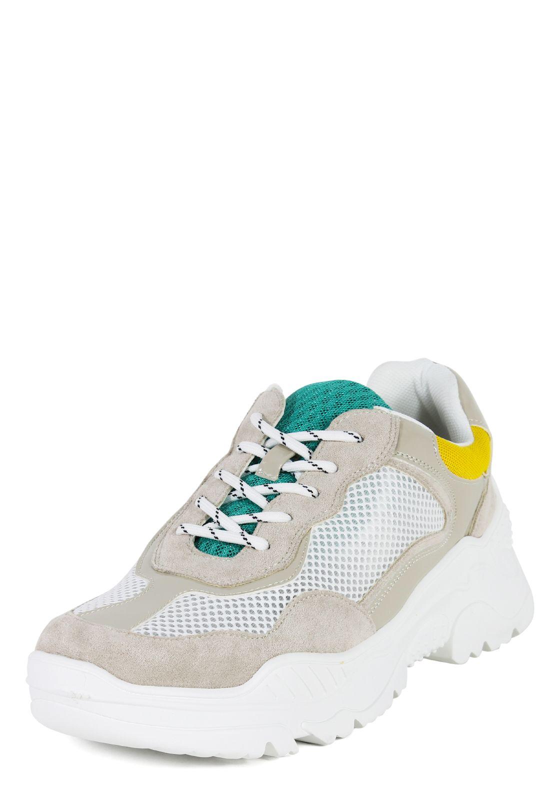 Zapatilla Perforada Lateral Verde-1