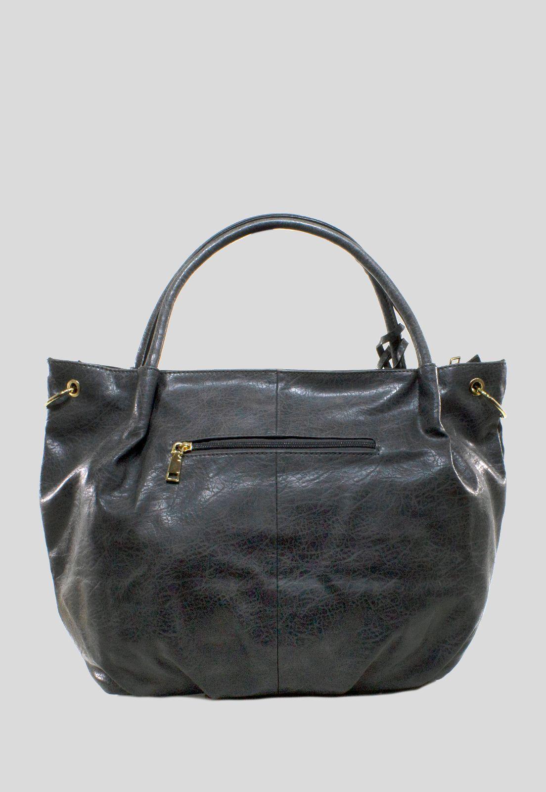 Cartera Patch 2 Manillas Gris-2
