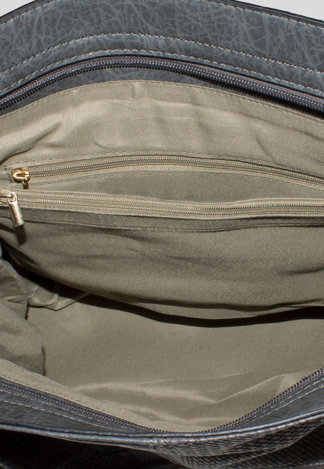 Cartera Patch 2 Manillas Gris-3