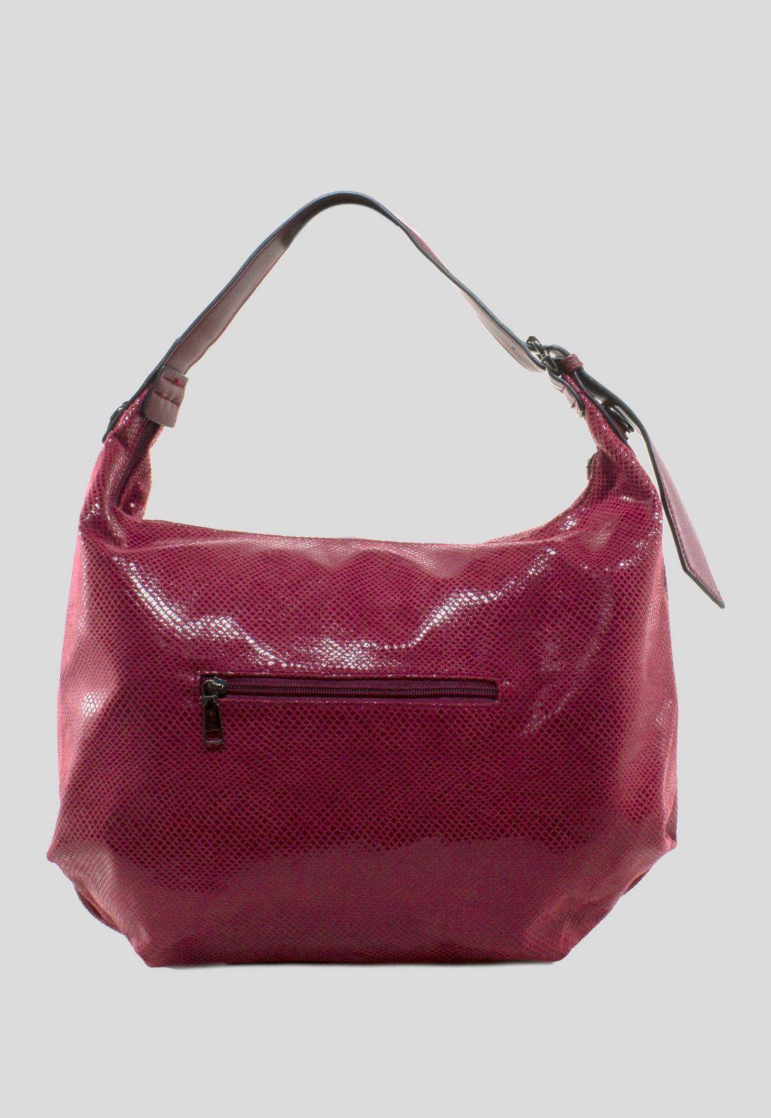 Cartera Grande Bote Piton Rojo-2