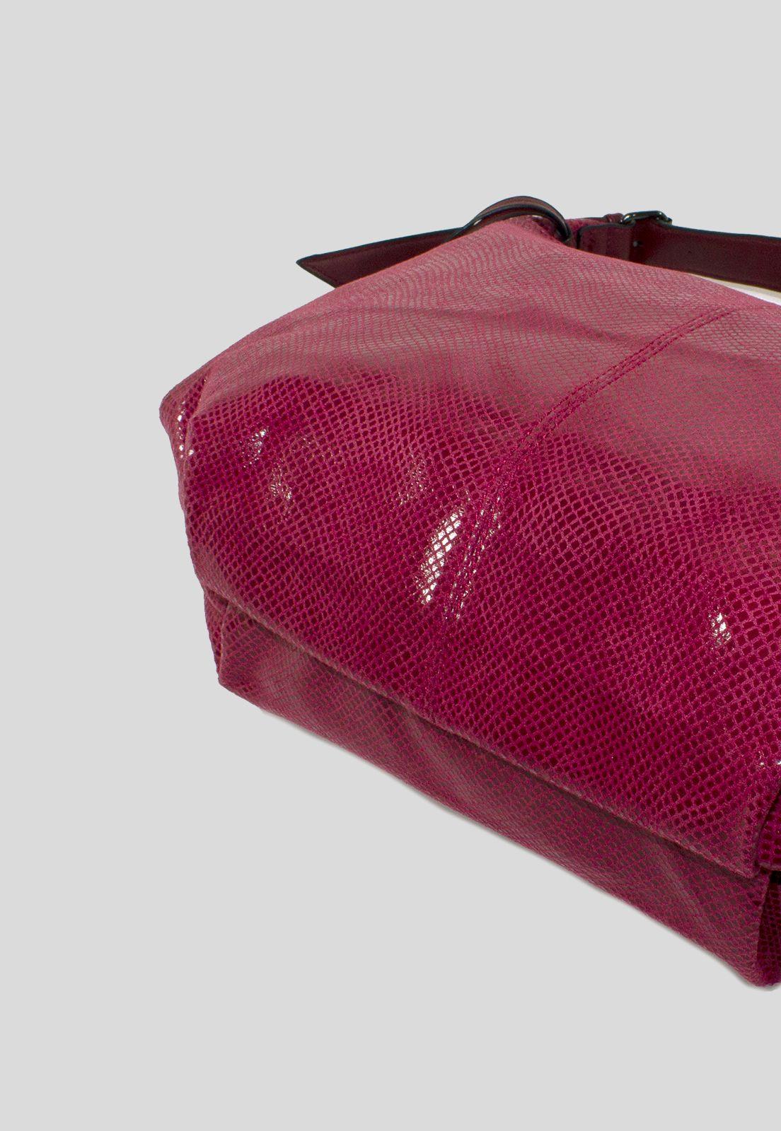 Cartera Grande Bote Piton Rojo-4
