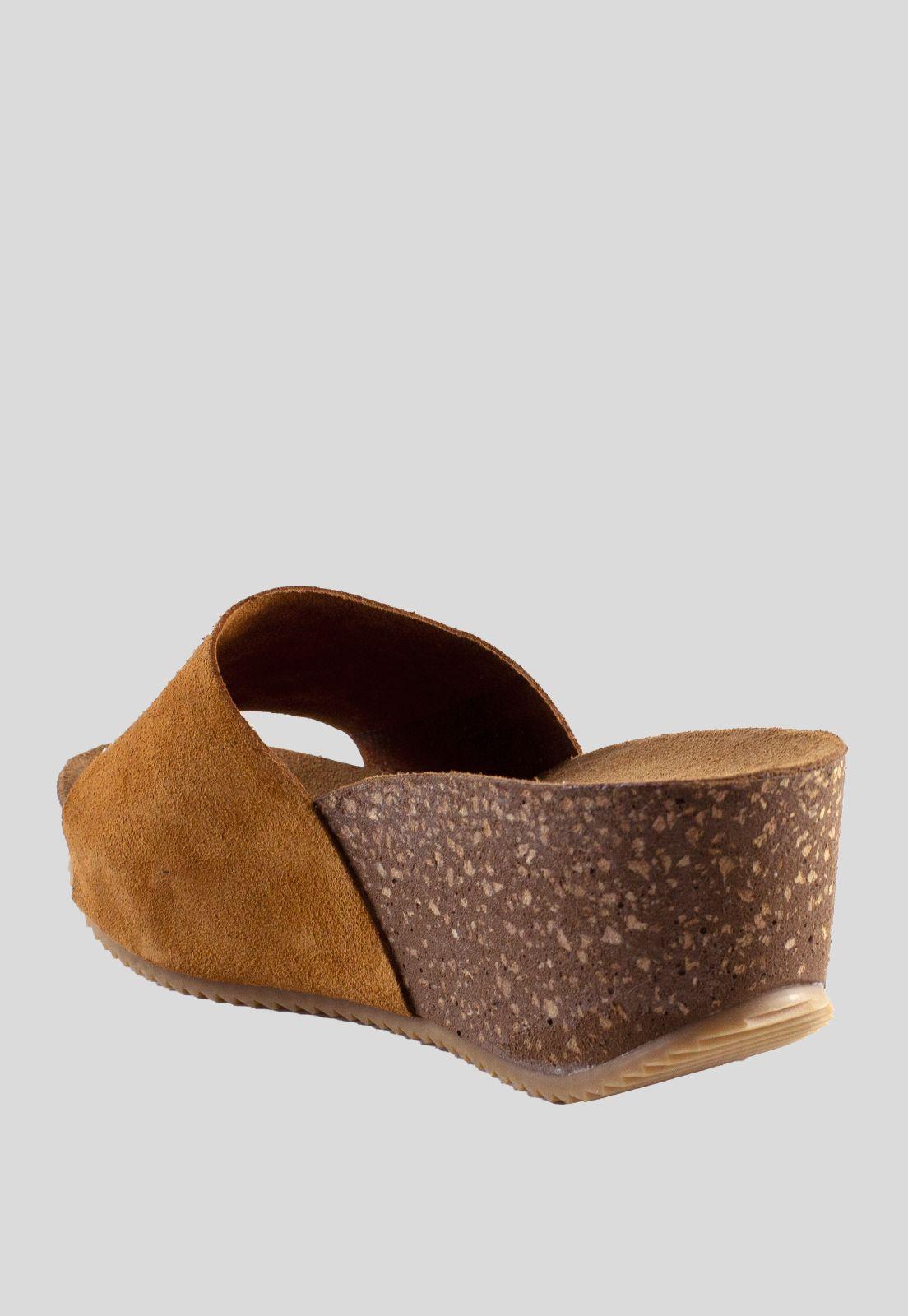 Sandalia Reno Rombos Metal Tostado-2