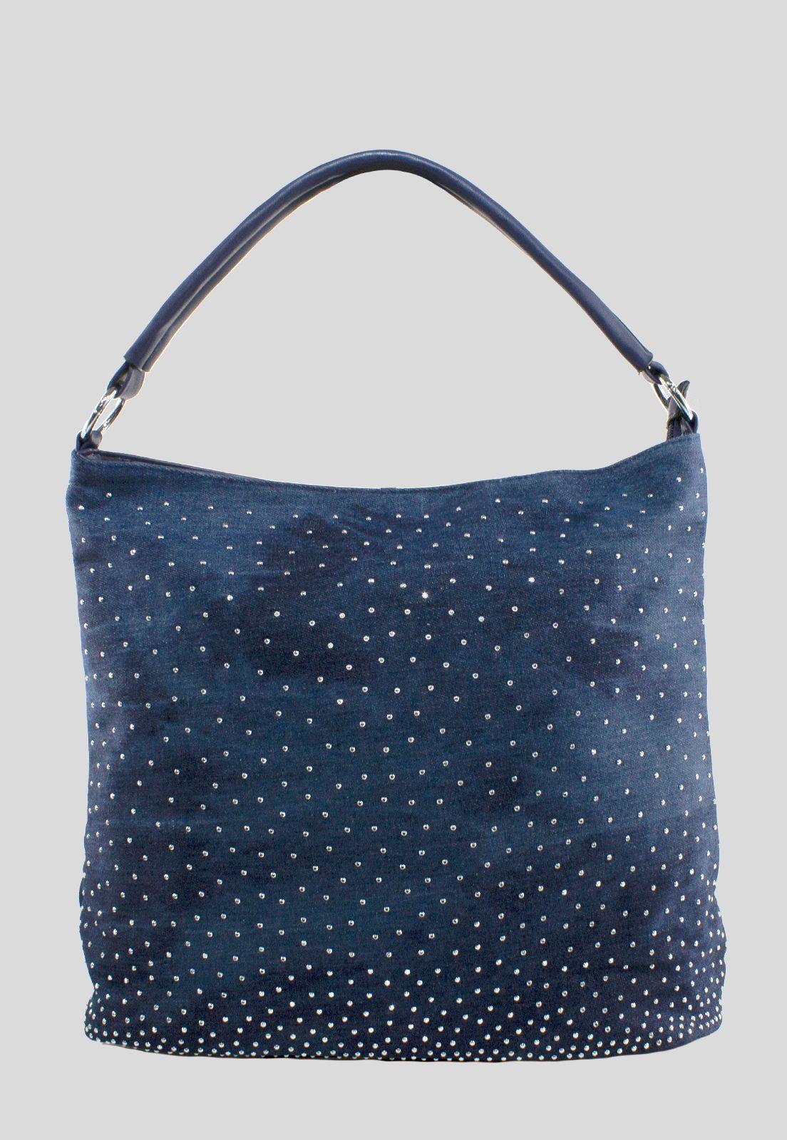 Cartera Strass Jeans Oscuro-0