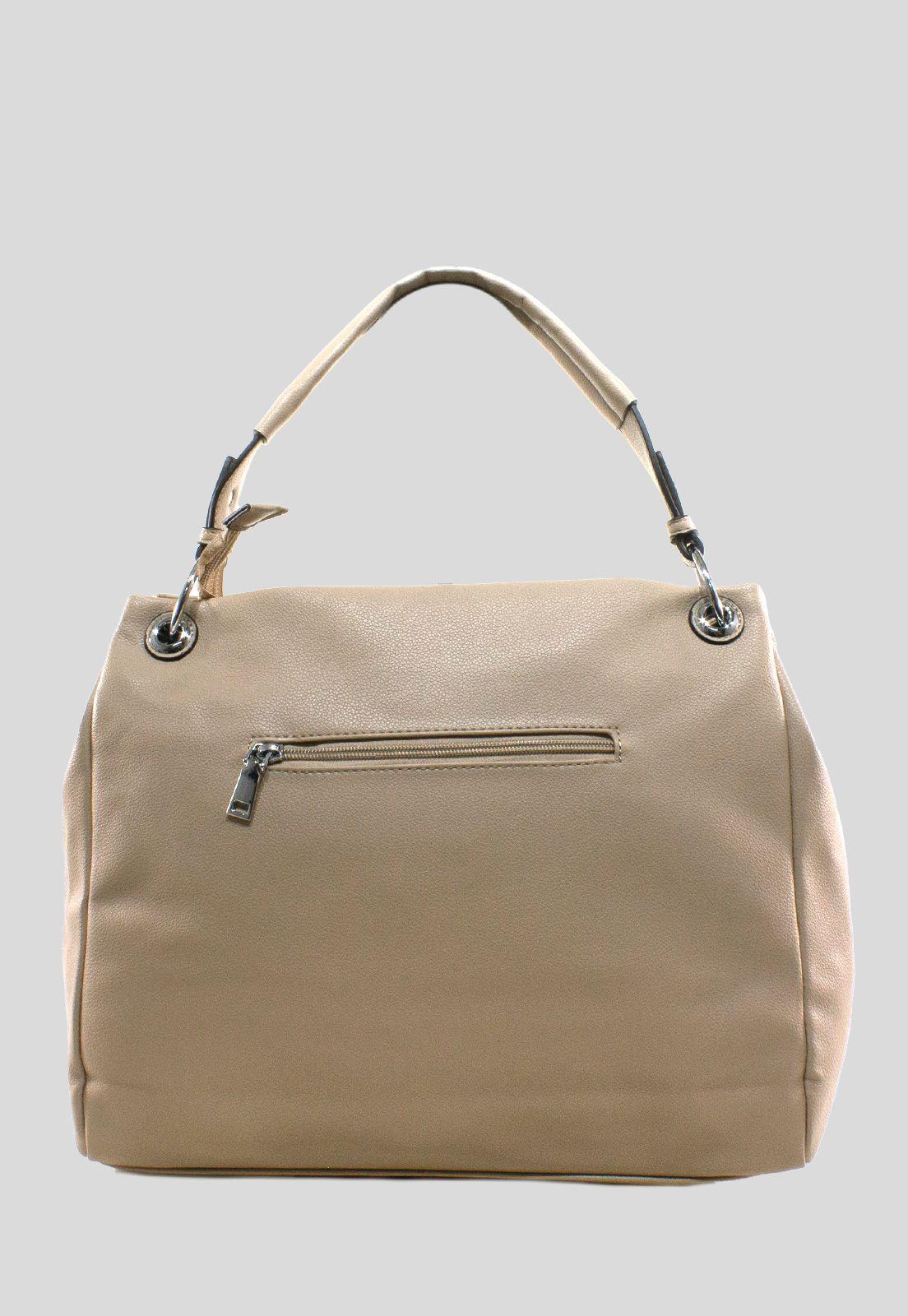 Cartera Lurex Frontal Taupe-2