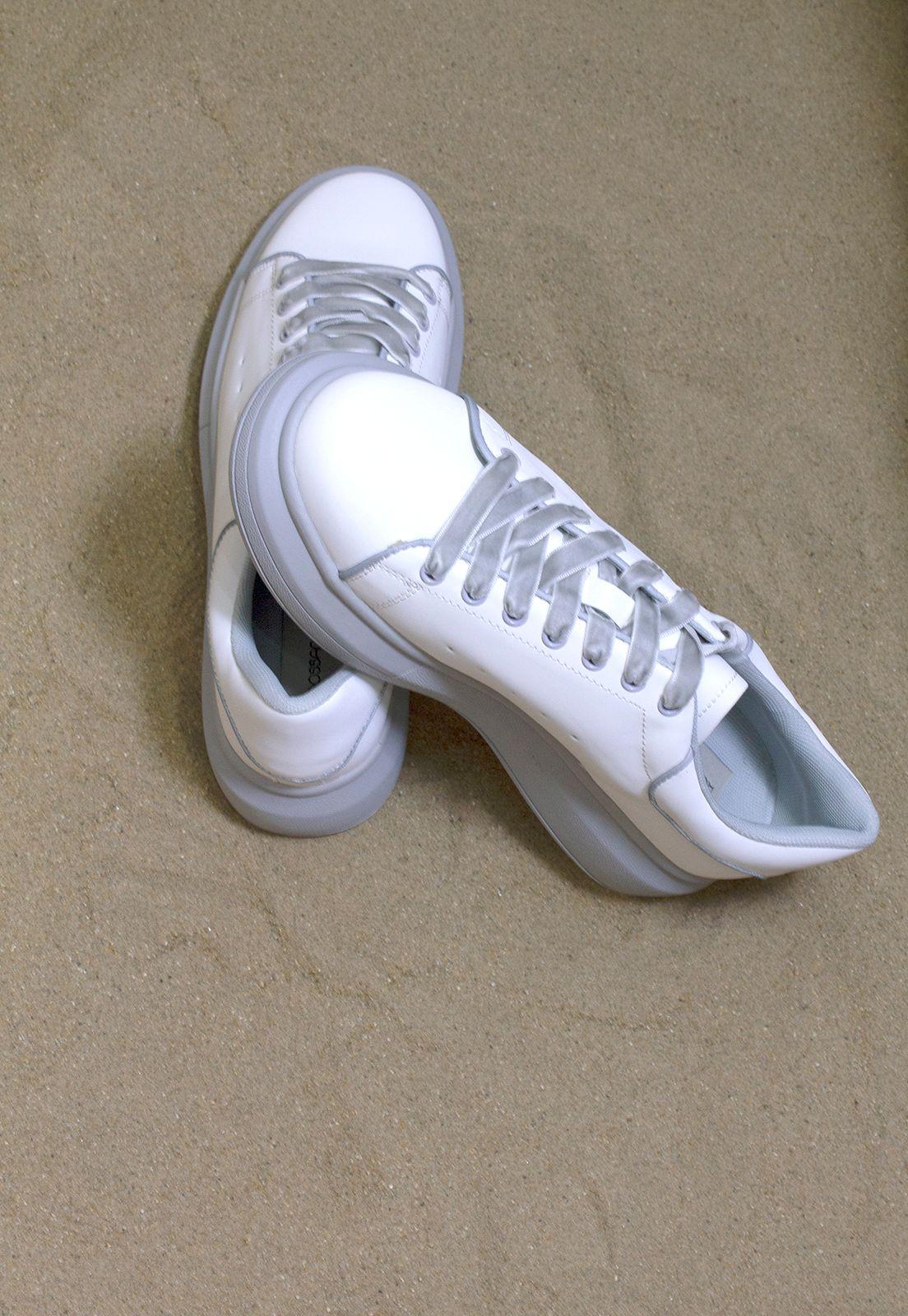 Zapatilla Planta Gris Blanco-3