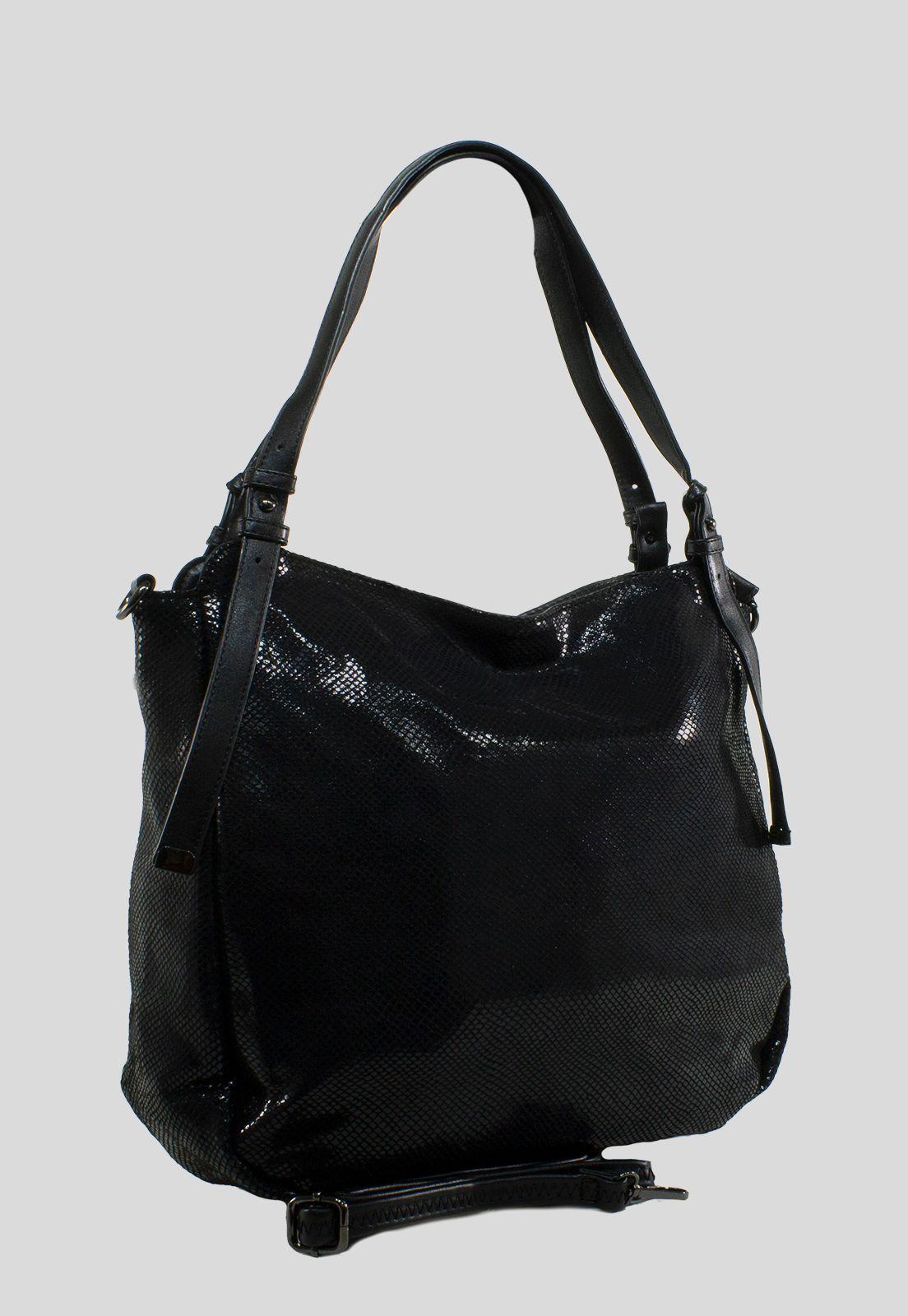 Cartera Grande Saca Piton Negro-1