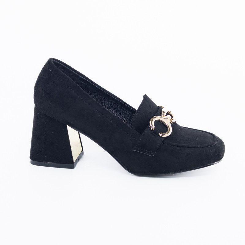 Zapato mocasin c/ argollas Negro-0